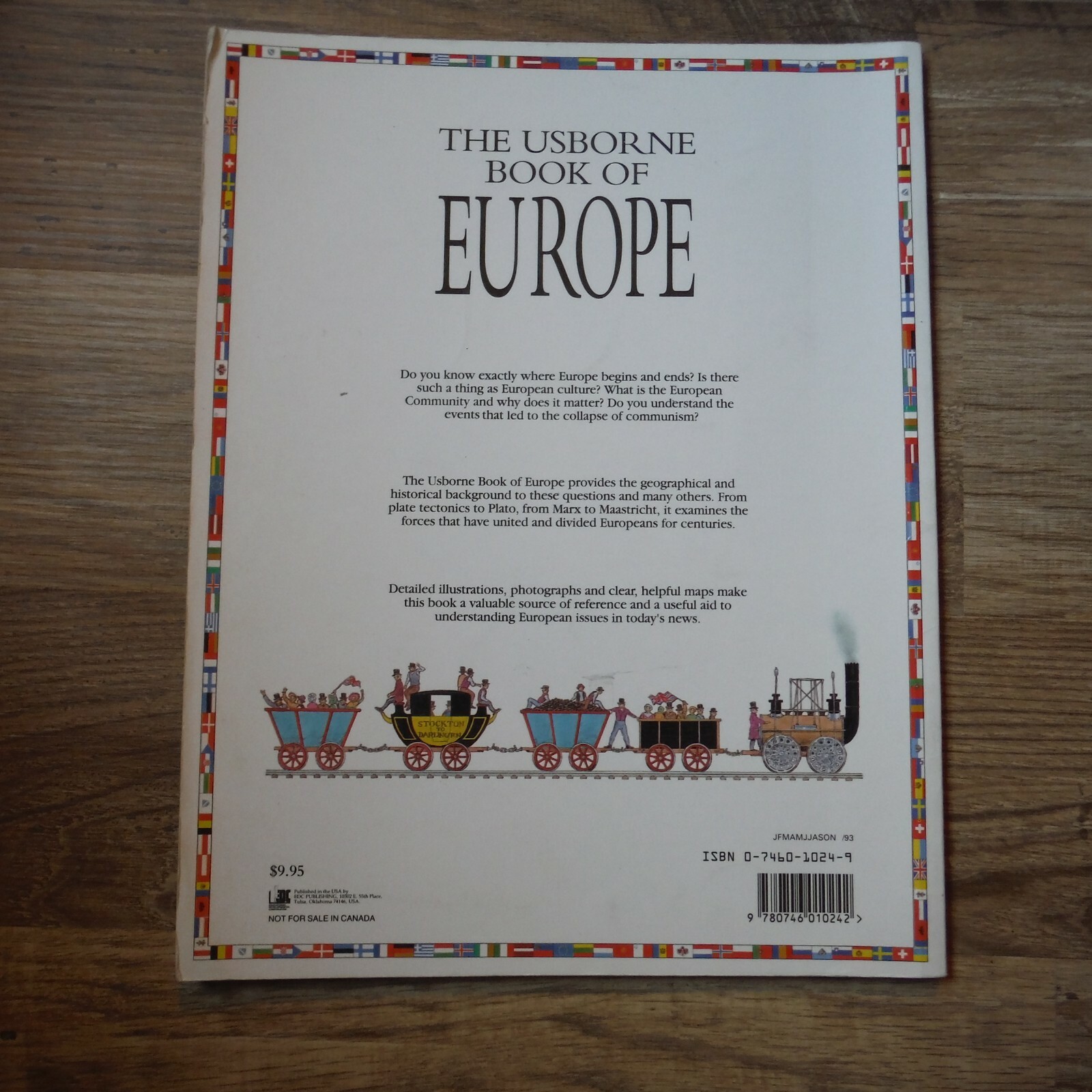 The Usborne Book of Europe Rebecca Treays Paperback 1991