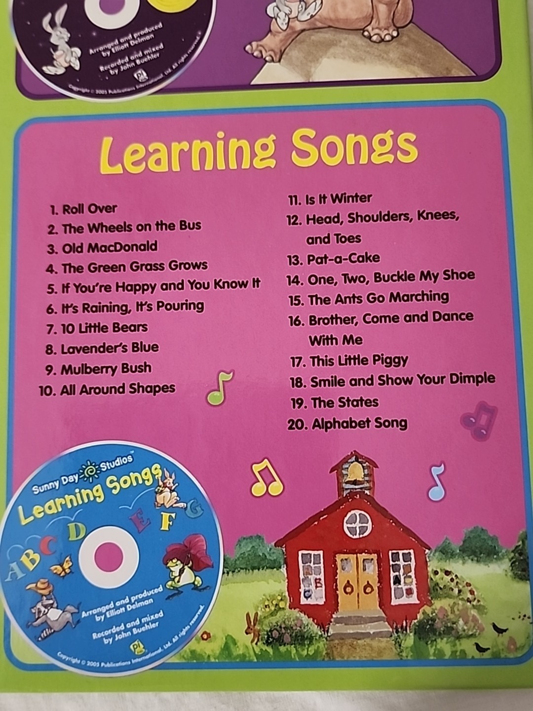 Sunny Day Studios Kid Songs Stories & Jokes 4 Books + 4 CD’s (T142)