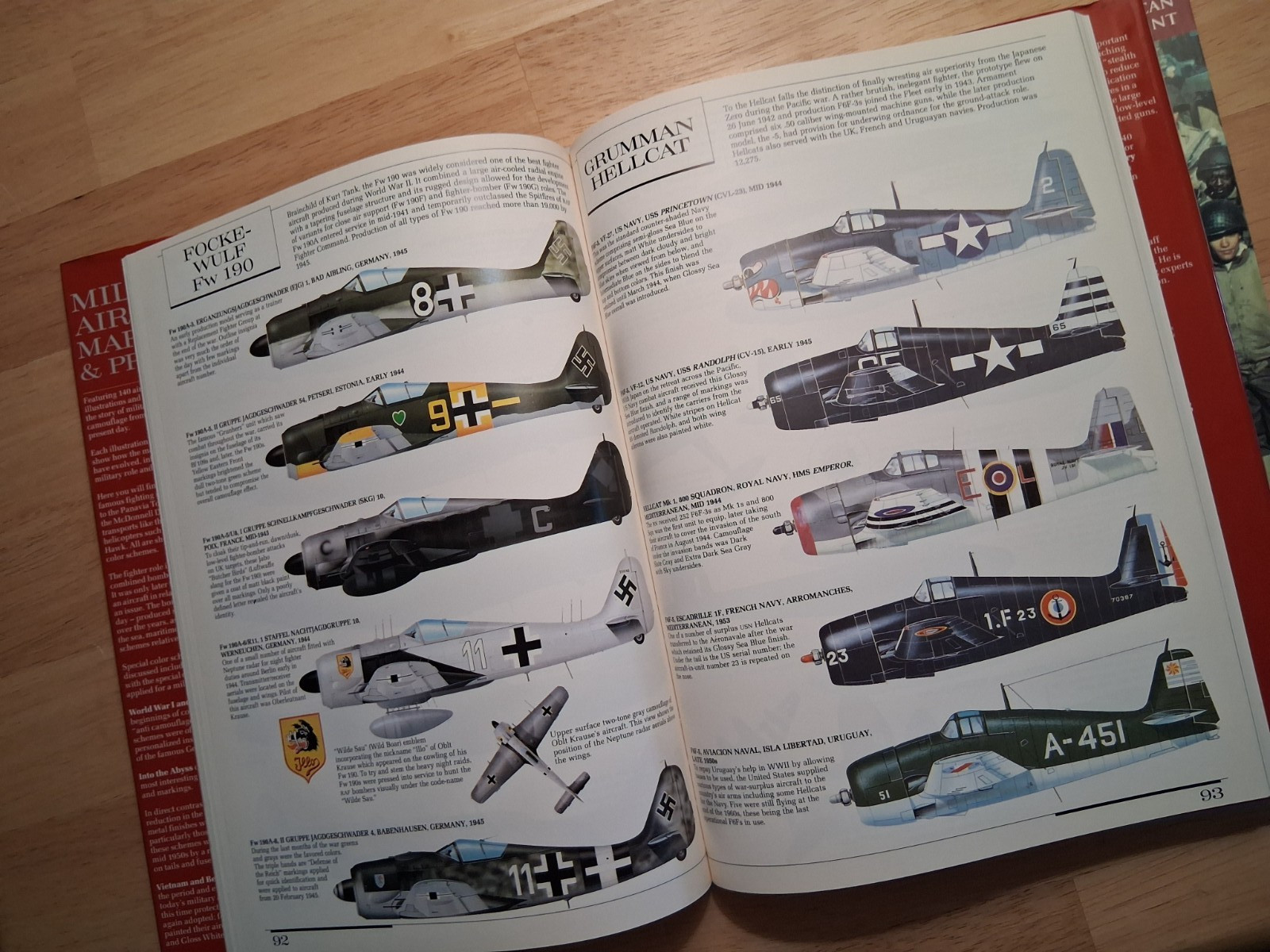 Military / history/ plane books Military aircraft markings & profiles & the War
