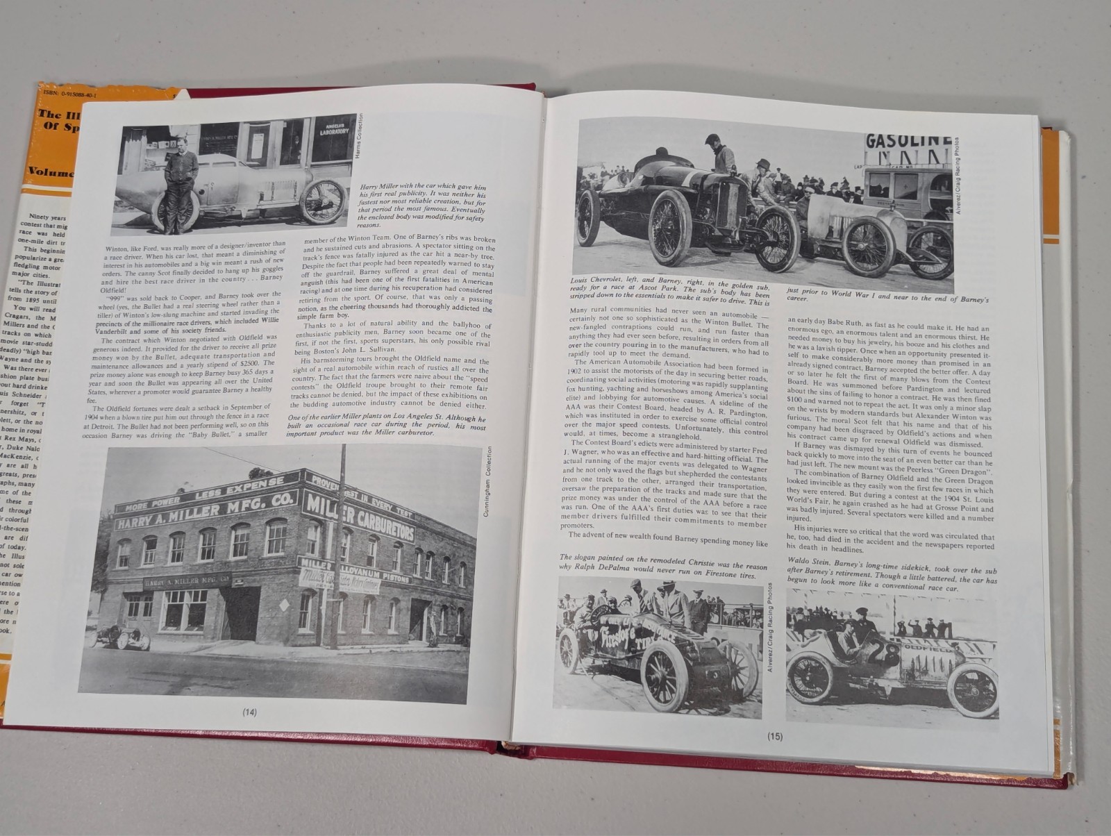 SIGNED The Illustrated History of Sprint Car Racing Vol 1 (1896-1942) Jack C Fox