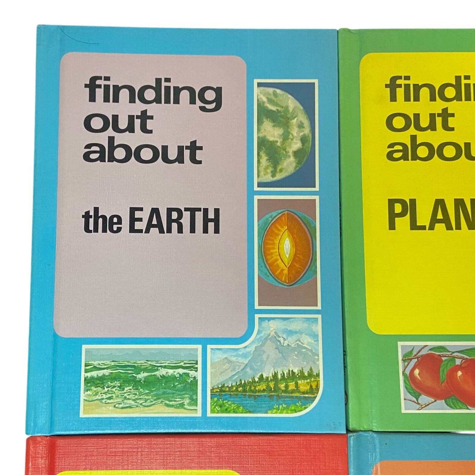 (SET OF 4) VTG 1974 “Finding Out About” By Francis Alder Educational Hardcover