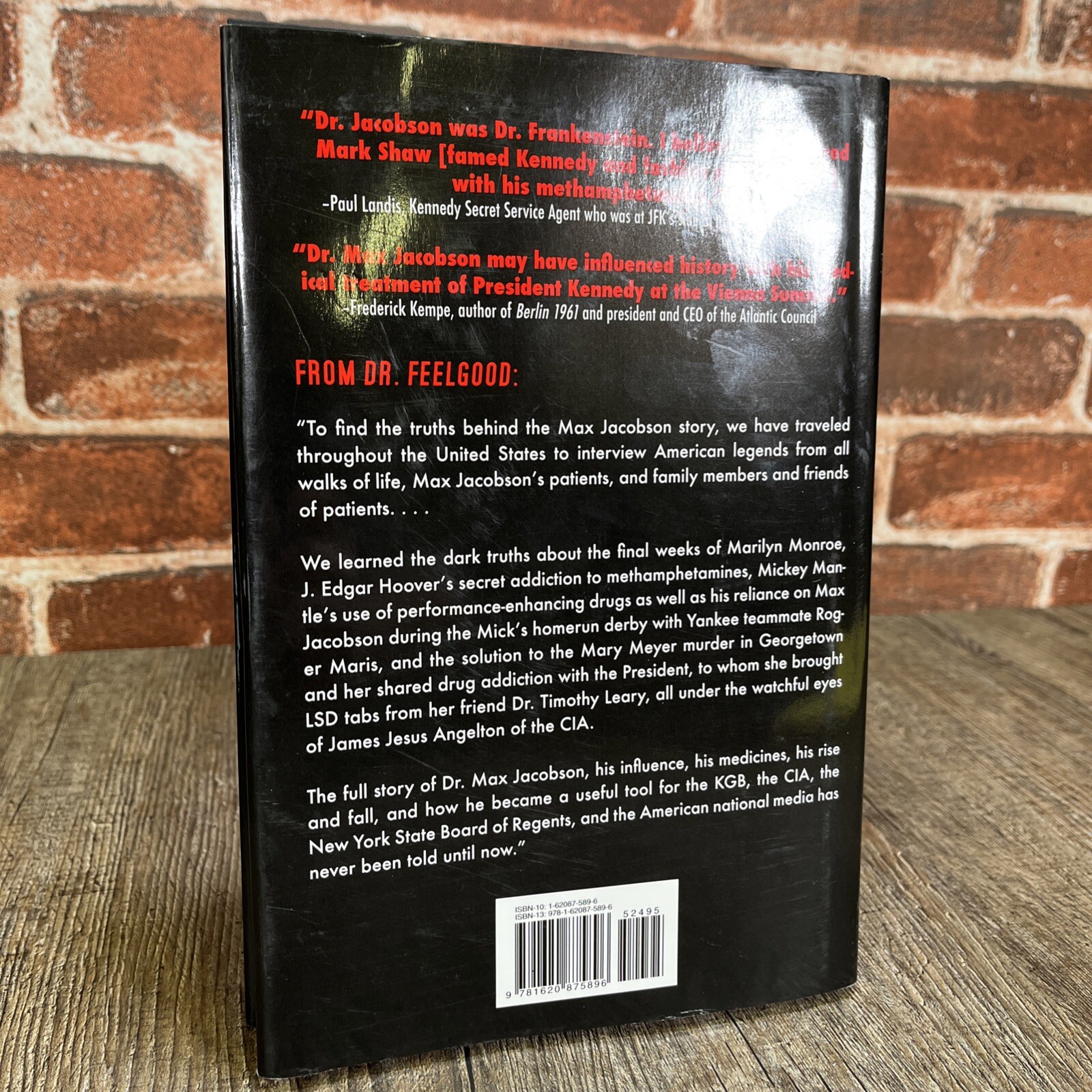 Dr Feelgood by Richard A Lertzman and William J Birnes Hardcover and Dust Jacket