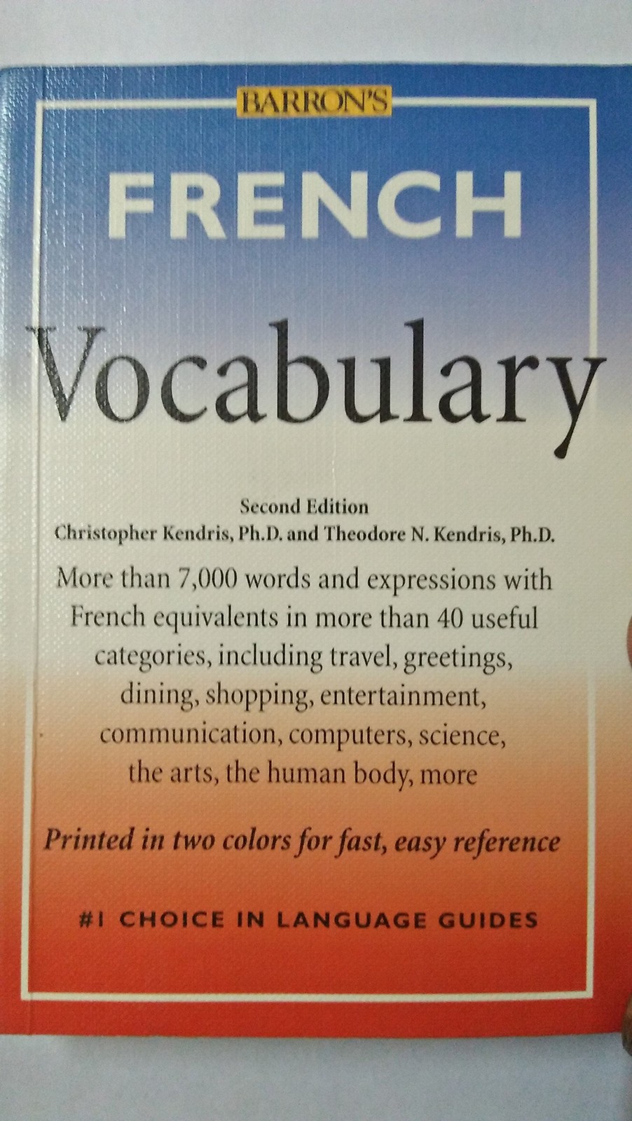 French Vocabulary (Barron’s Vocabulary Series) (English and French Edition)