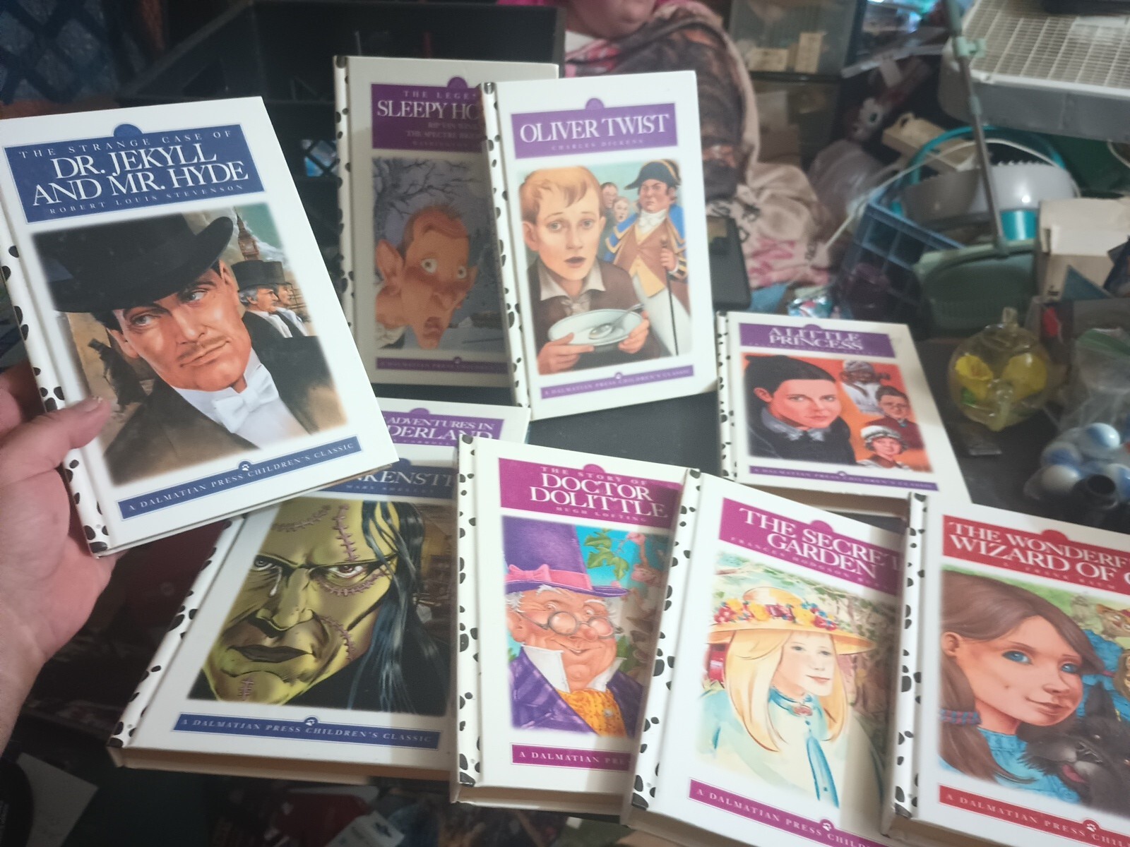 Dalmation Press Childrens Classics Lot of 9 HC Books Twain London Wells Melville