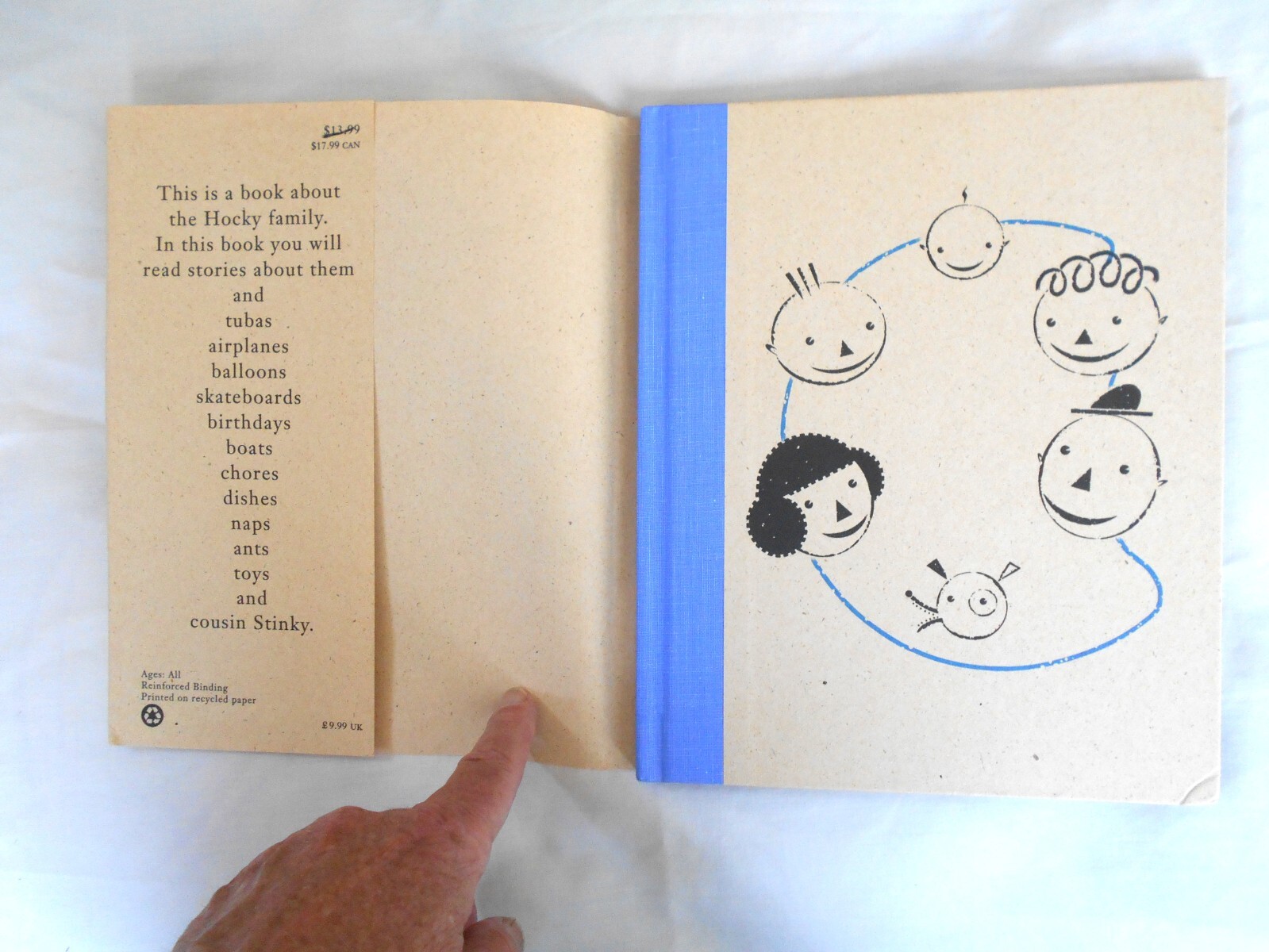 Lane Smith–THE HAPPY HOCKY FAMILY 1st ed 1st ptg HCDJ 1993