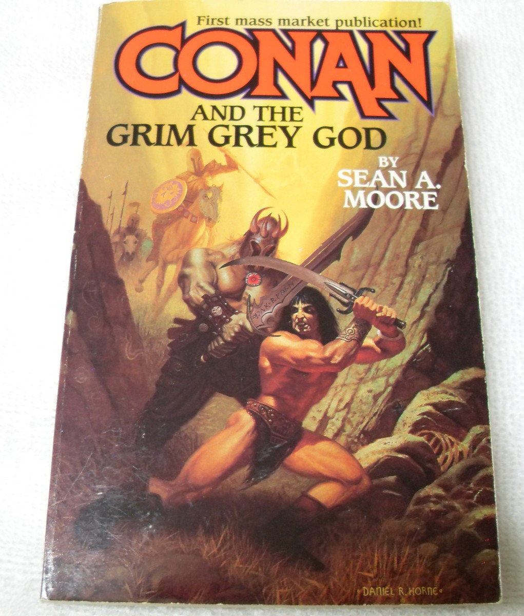 Conan and the Grim Grey God by Sean A Moore Paperback 1997 TOR