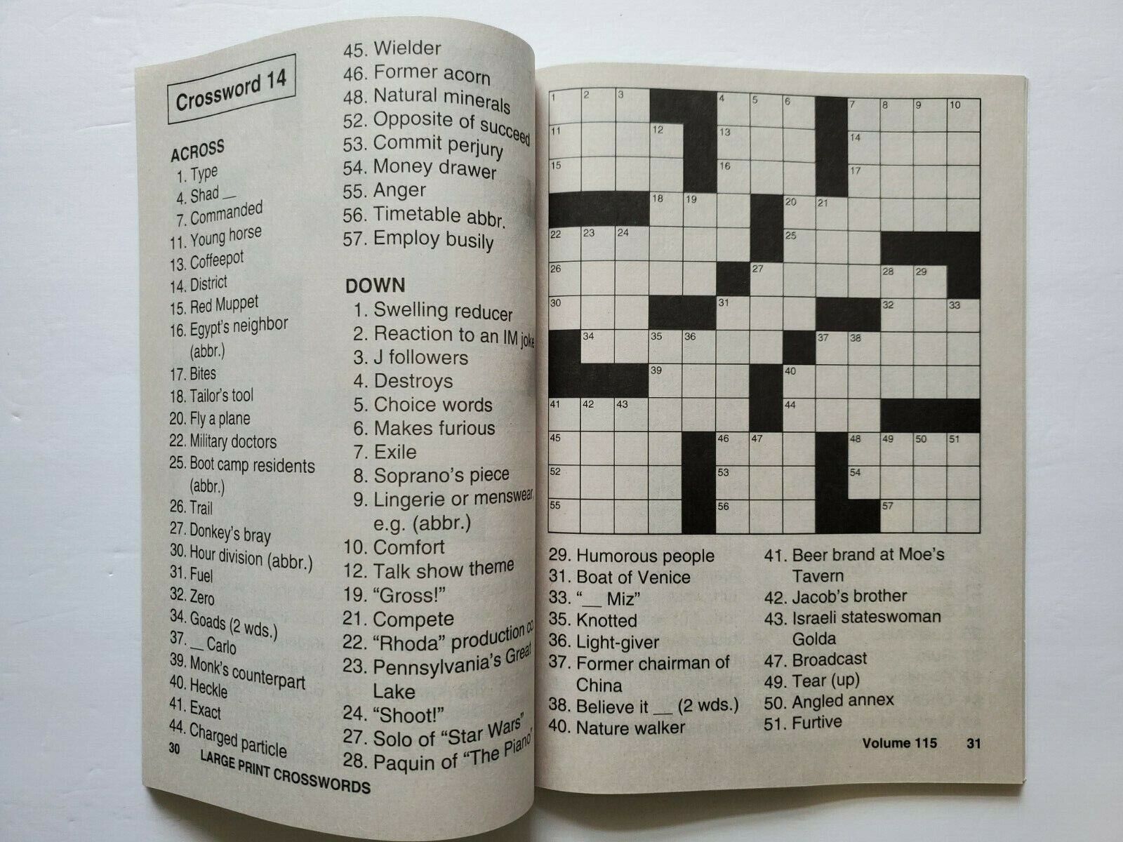 Large Print Crosswords Puzzle Books Kappa Games,Search,Hunt~ Pick up to 20 Vols