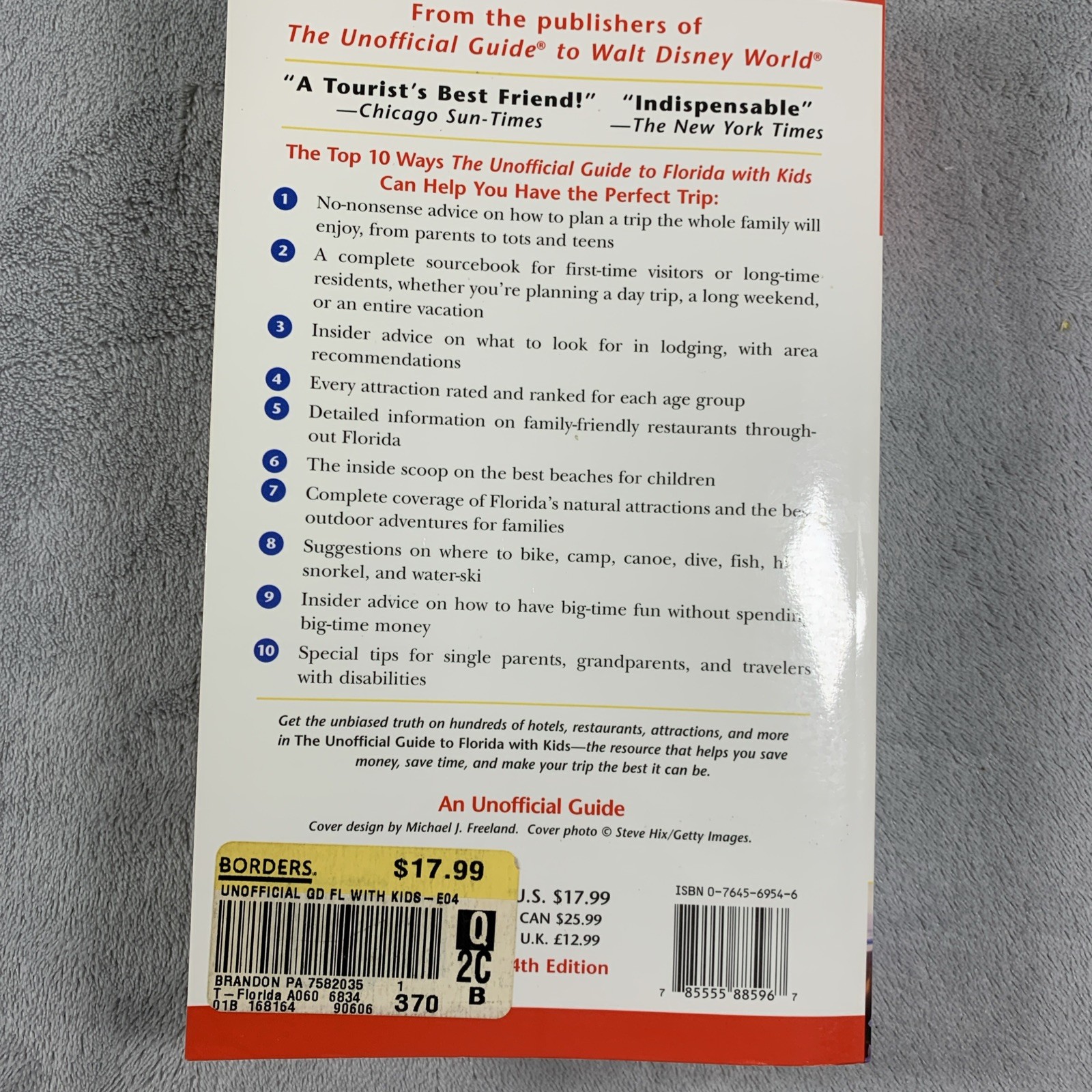 The Unofficial Guide to Florida with Kids Paperback Pam Brandon