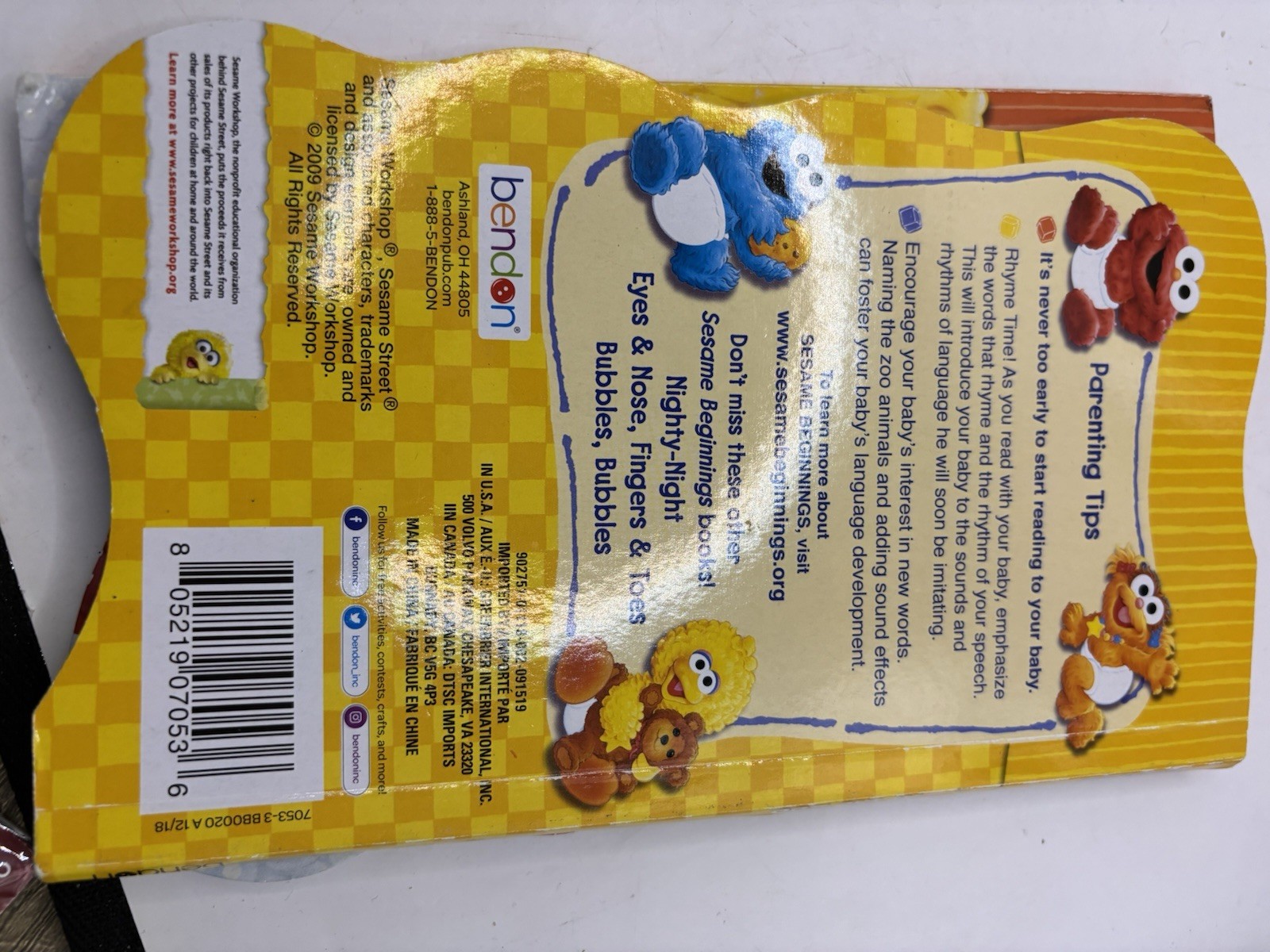 Sesame Street Beginnings Baby Toddler Board Books Night Bubble Zoo Elmo Lot Kids