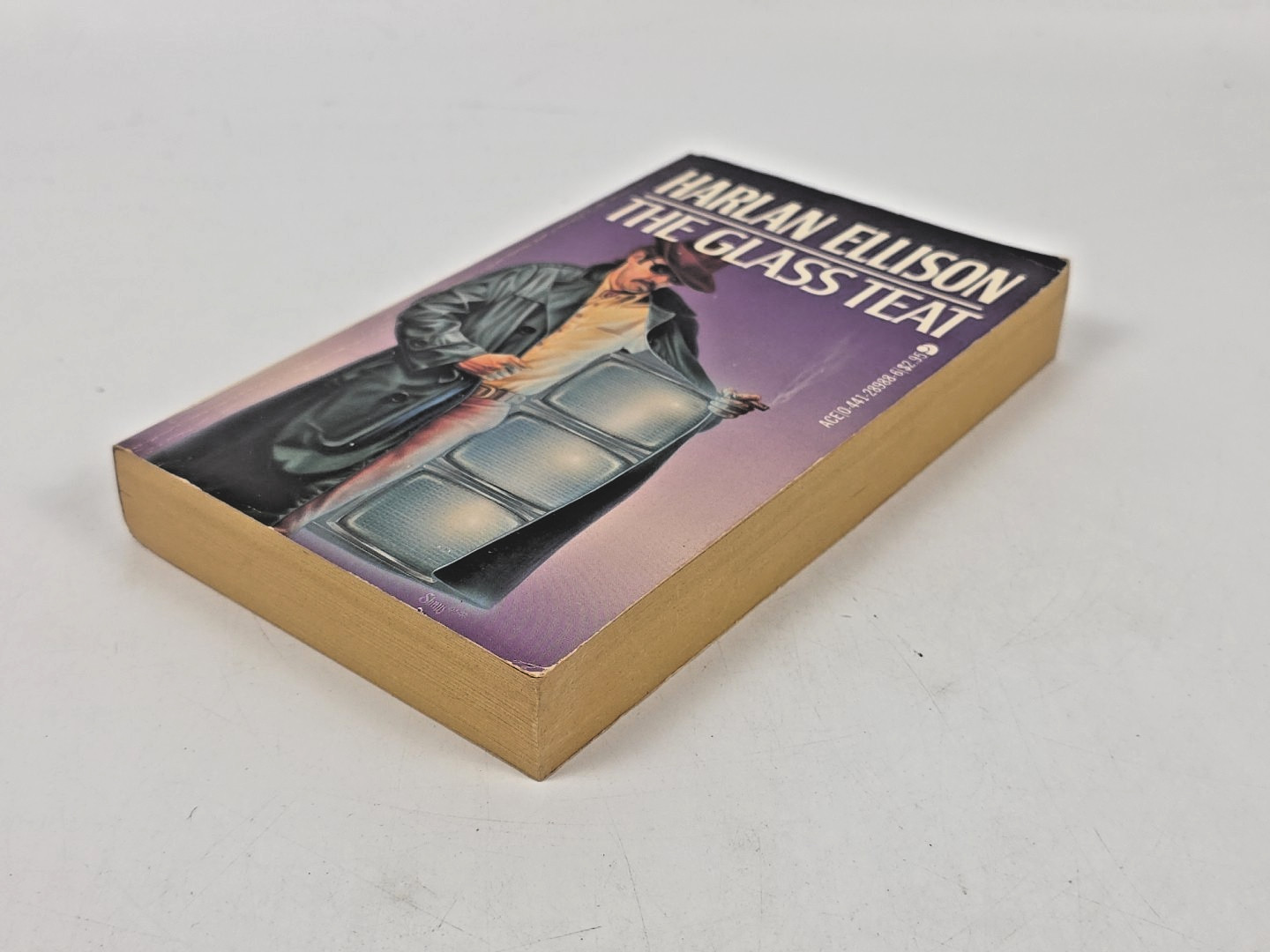4 Harlan Ellison Lot ~ 1980s Paperbacks ~ Glass Teat, Spider Kiss, Wonder & More