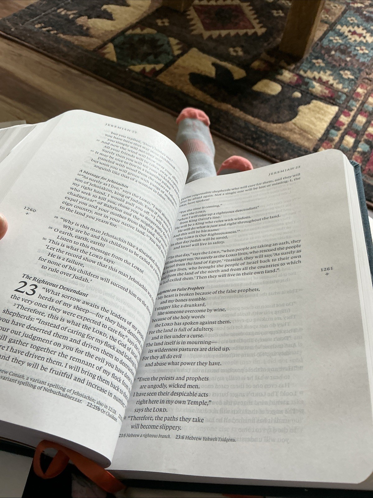 Filament Bible NLT 2-in-1 Print & Digital Bible Book Blue