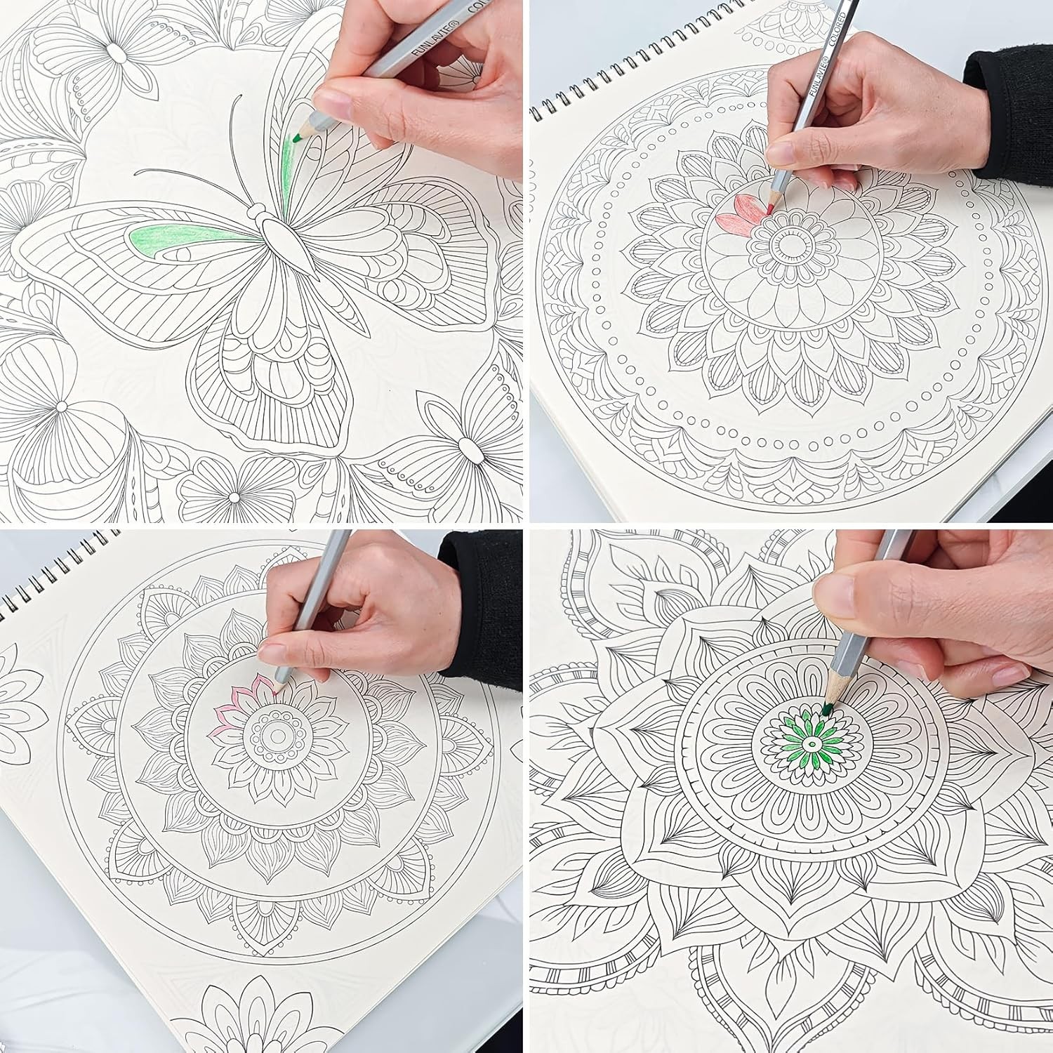 Adult Coloring Book 32 Mandala Coloring Books for Adults Relaxation and Teens St
