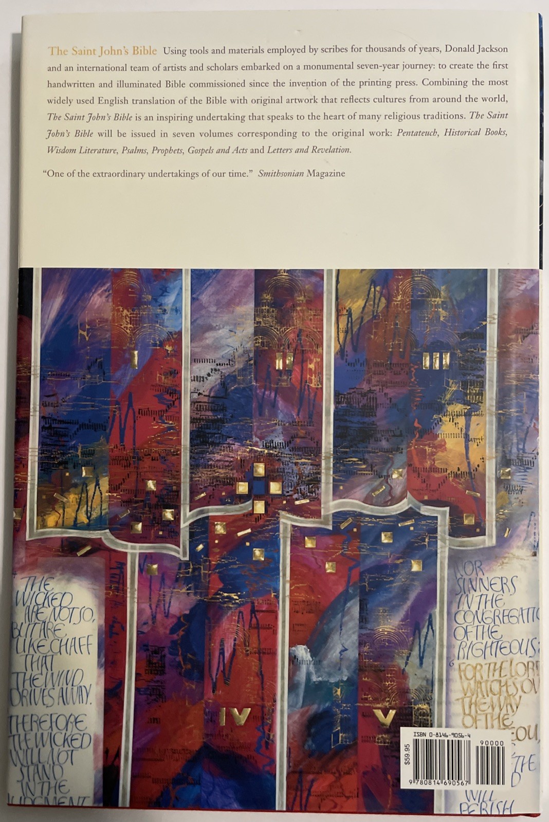 Saint John’s Bible: RARE Near-Complete 5 Volume Set Donald Jackson – Hardcover