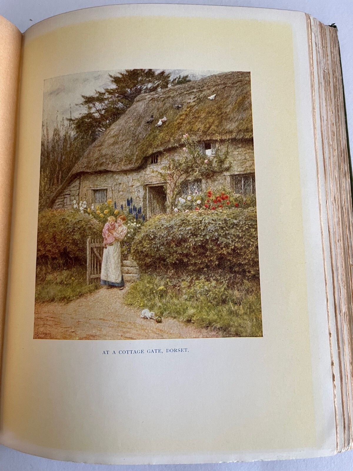 1909 THE COTTAGE HOMES OF ENGLAND ~ Stewart Dick, Helen Allingham, color plates