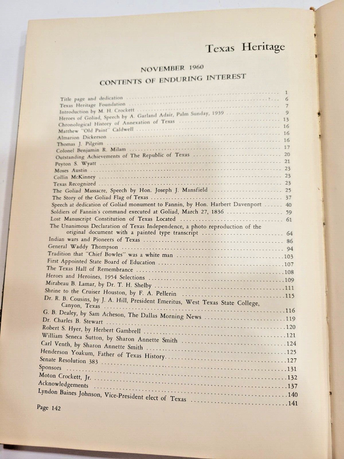 Texas Heritage Vol 1 No. 2, Vol 11 No 1, Vol 111 No 1, 1960 & 1959 HC Signed