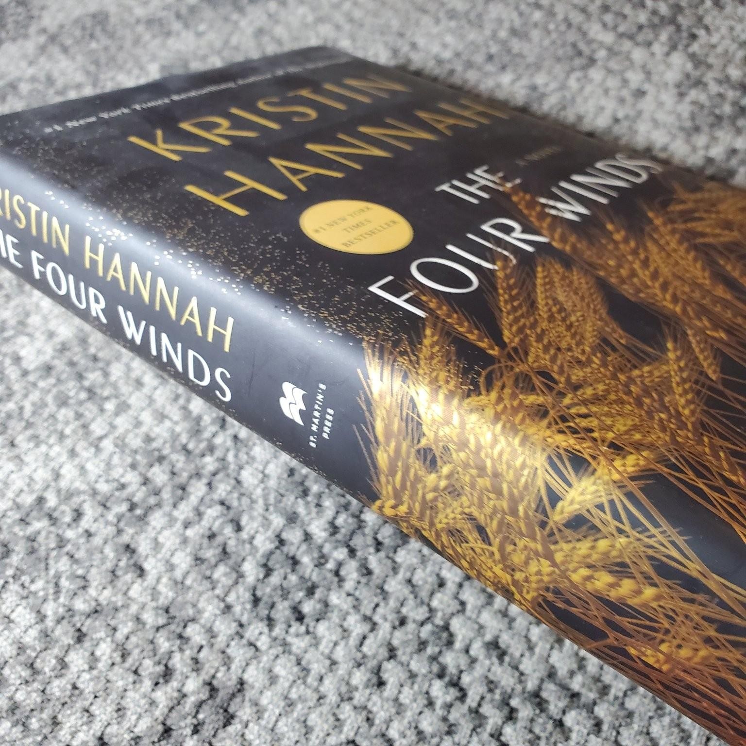 The Four Winds Kristin Hannah 2021 Historical Fiction Hardcover Book HCDJ