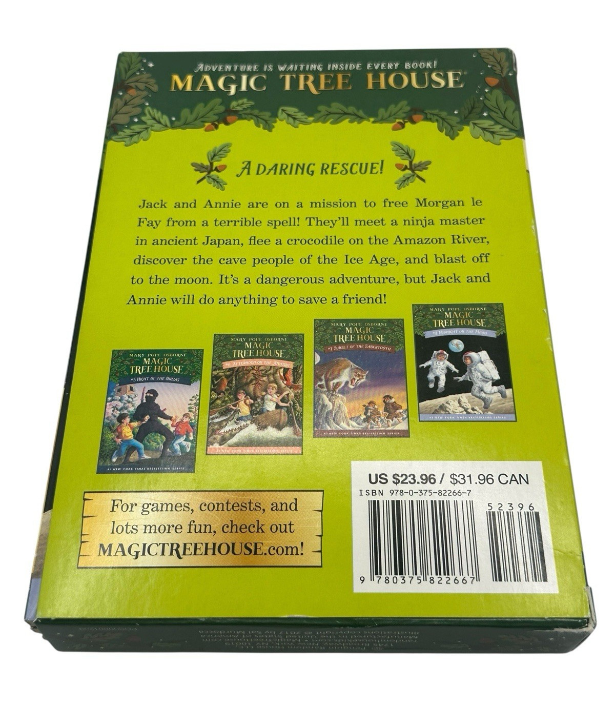 Magic Tree House Books 5-8 Boxed Set by Mary Pope Osborne: Used