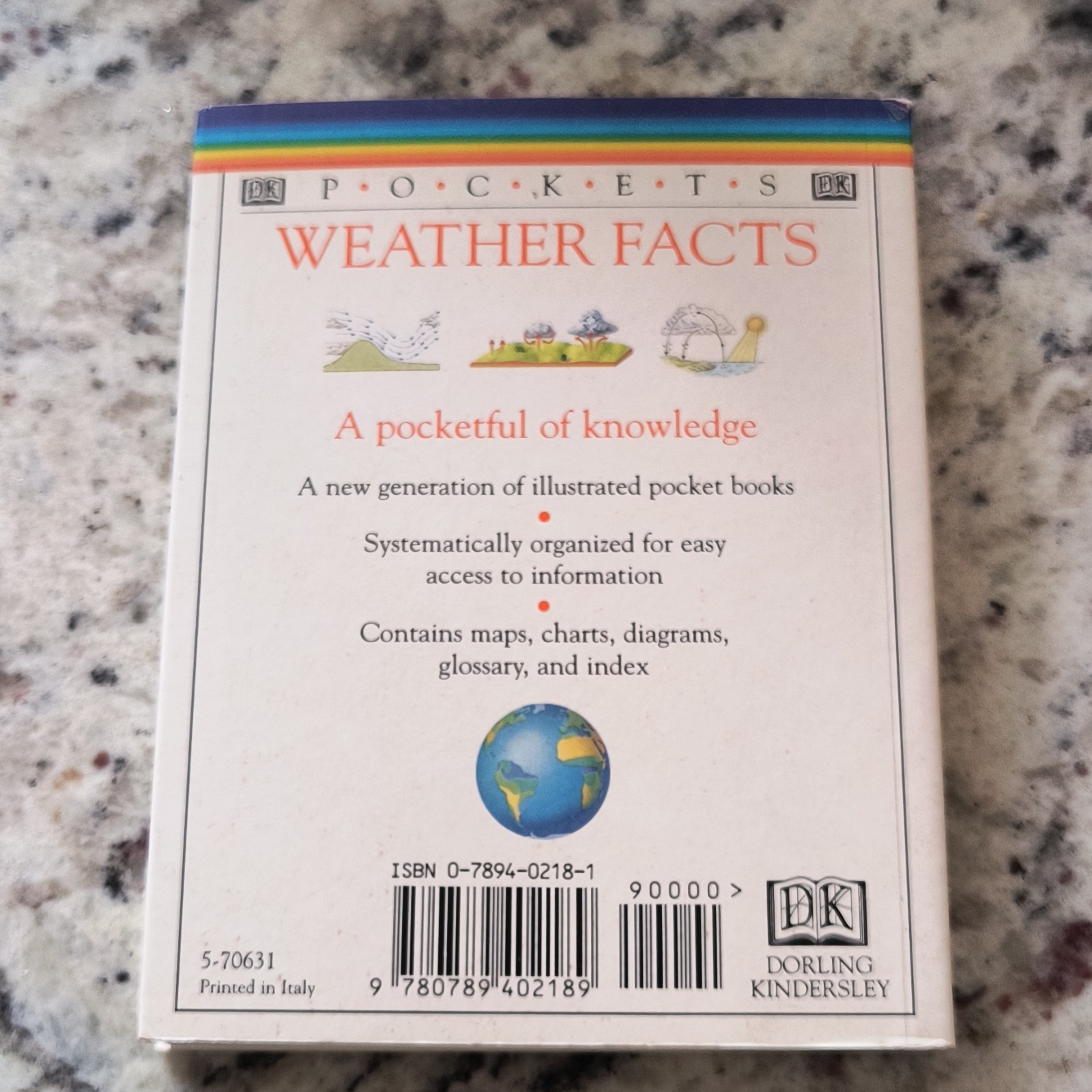 DK Pockets Weather Facts Deni Bown PB 1995 First American Edition