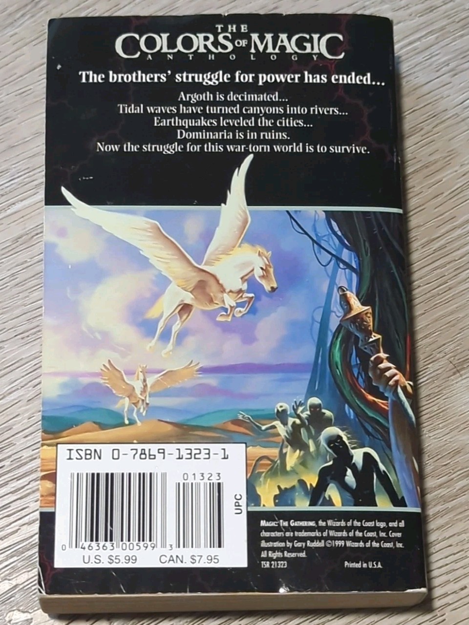 Magic The Gathering: The Colors of Magic. 1999 Wizards Of The Coast Anthology