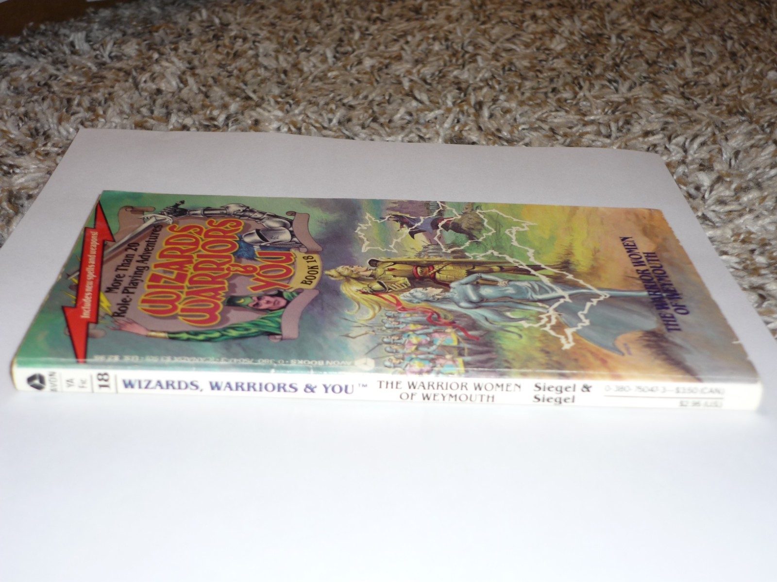 Wizards Warriors & You #18 Warrior Women of Weymouth, RARE Vtg PB Role-Playing