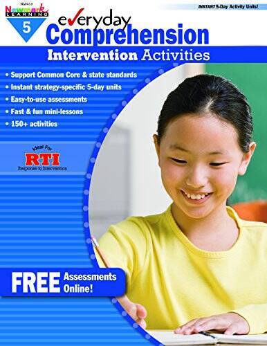 Everyday Intervention Activities for Comprehension Grade 5 By Sandy Riggs – GOOD