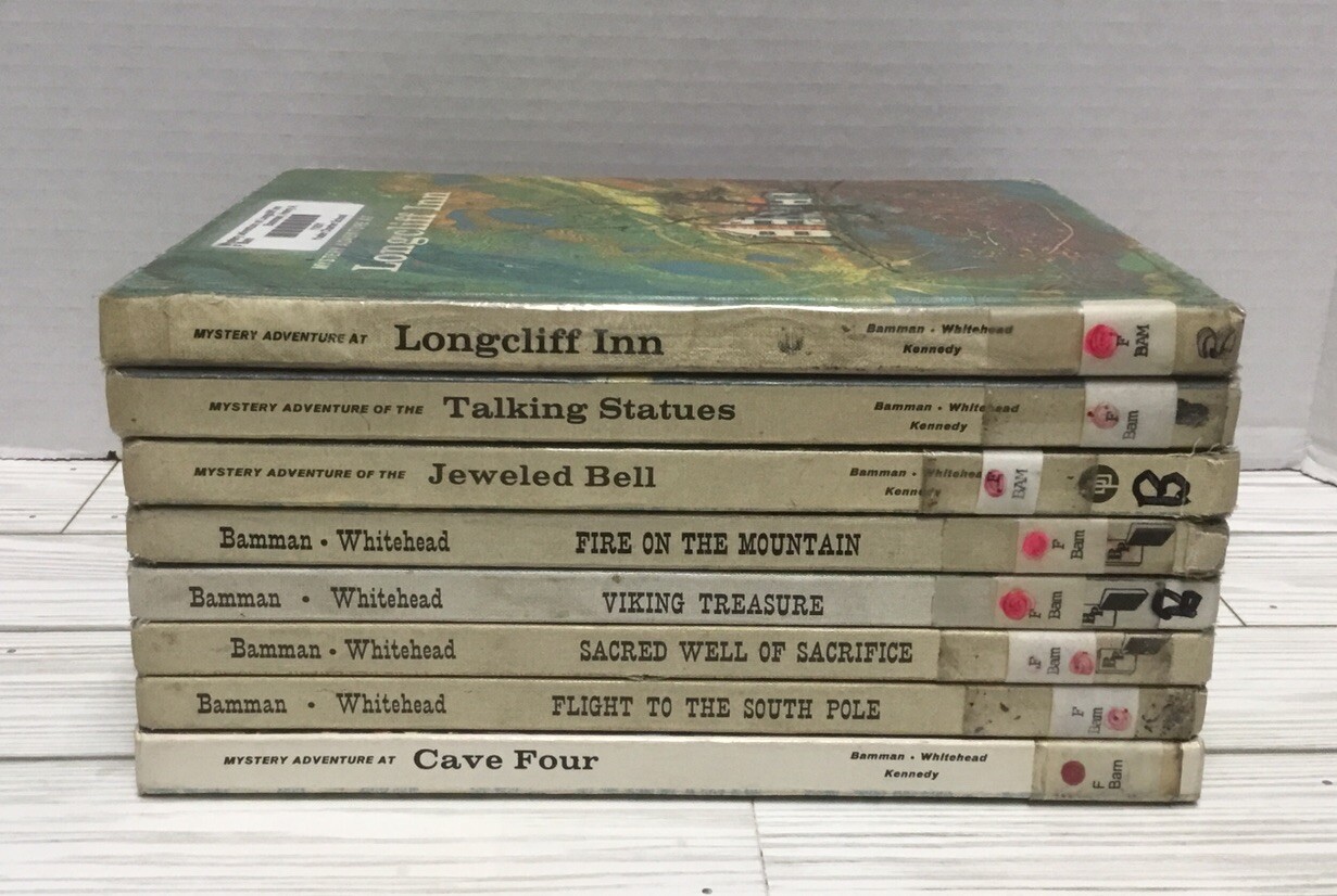 HENRY BAMMAN Mystery Adventure VTG 1960’s Book Lot 8 includes Longcliff Inn +