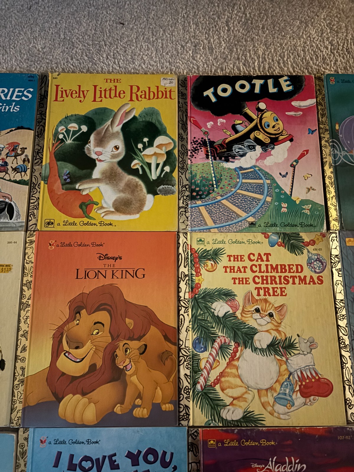 Little Golden Books Lot of 28 Disney Classic Christian Vintage 1969-2003