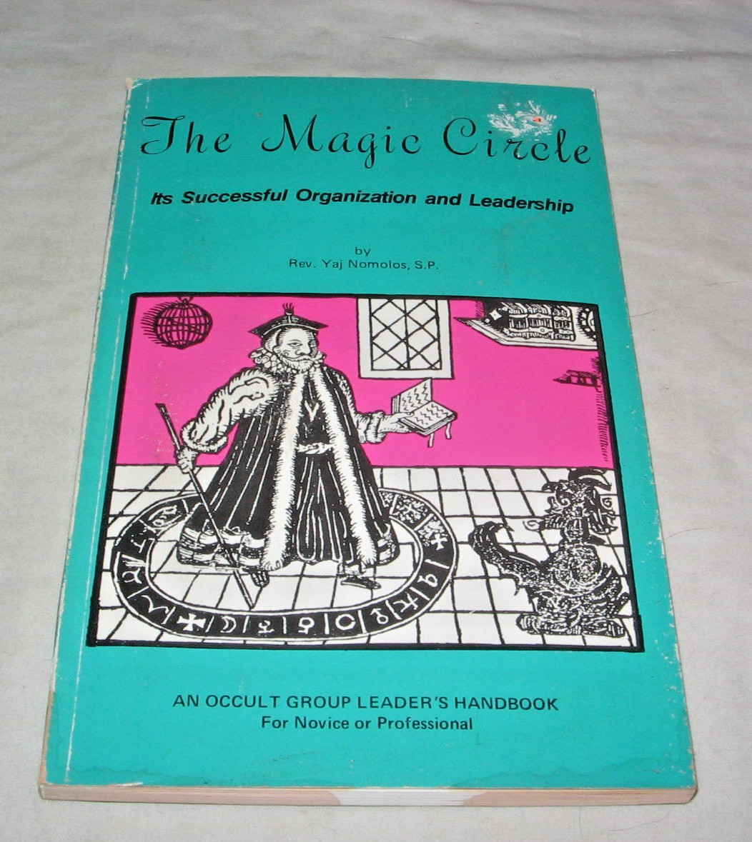 Magic Circle Nomolos Yaj An Occult Leaders Handbook Suspicious Stains On pages