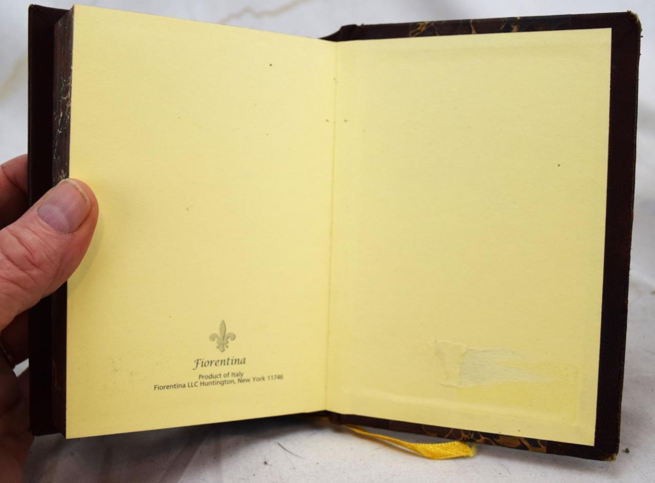 Fiorentina Italy Marbled Paper & Leather Cover Journal Book Unused