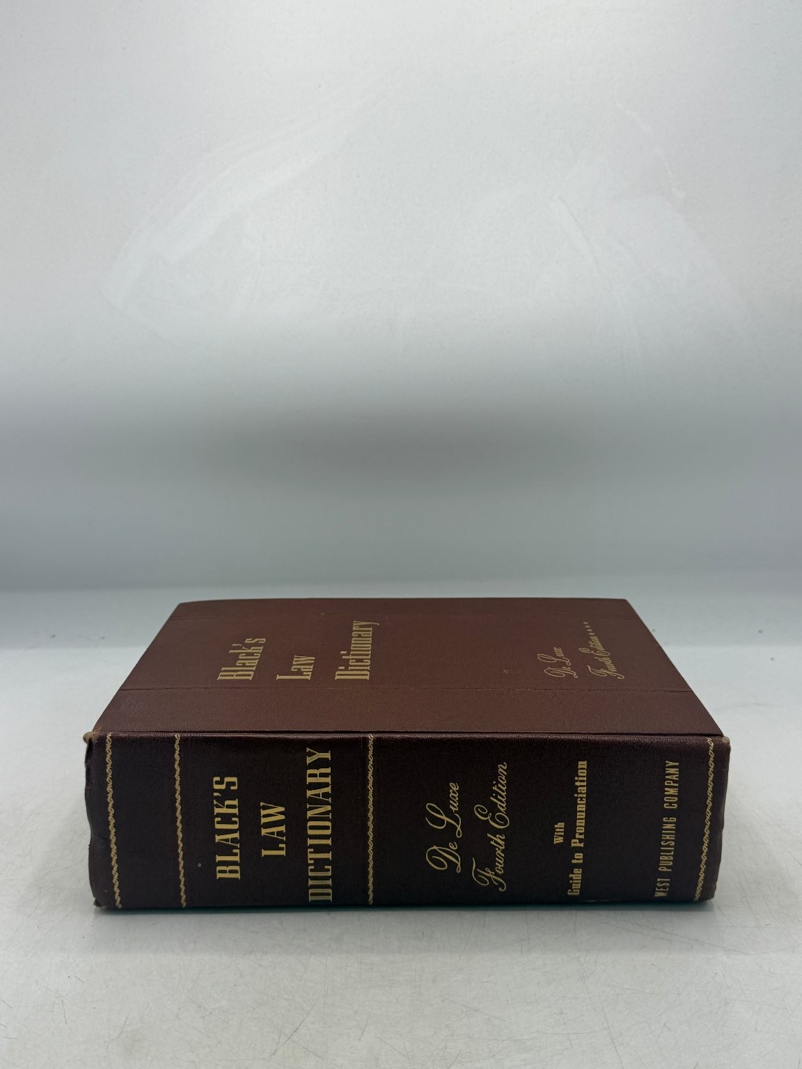 Black’s Law Dictionary Henry Campbell Black 1957 Deluxe Fourth Edition West