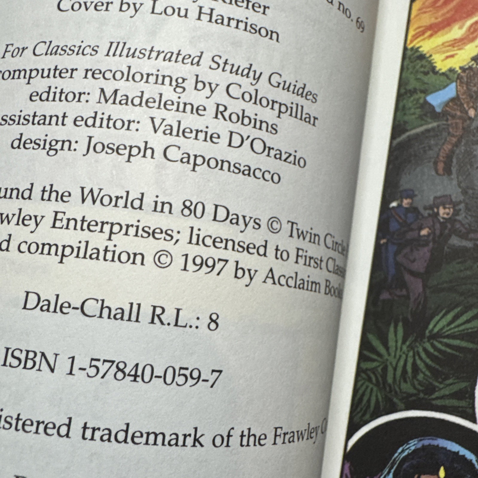 Lot Sale, Classics Illustrated, 1997, 9 Paperbacks