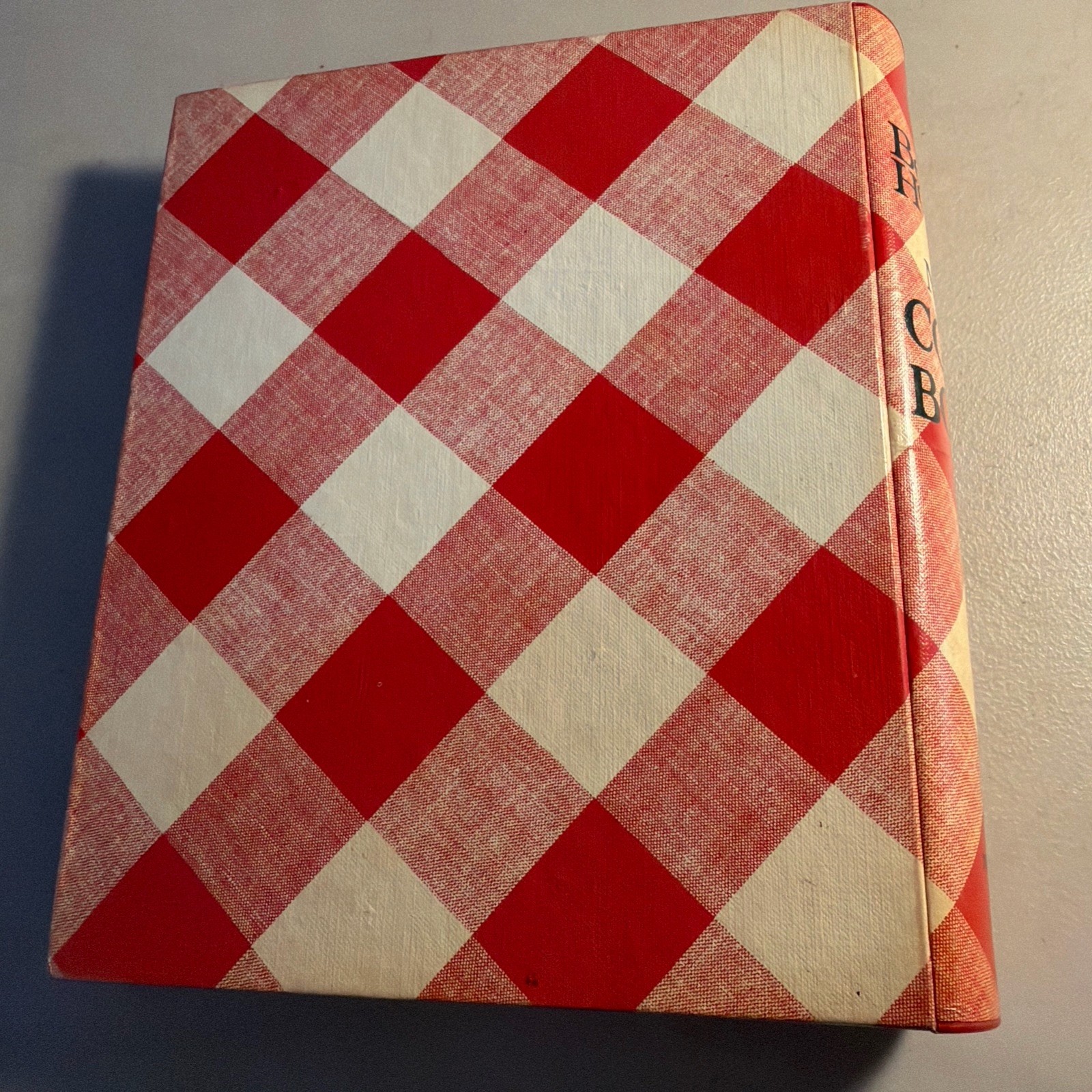 Vintage 1976 Better Homes and Gardens New Cook Book 5 Ring Binder Hardcover