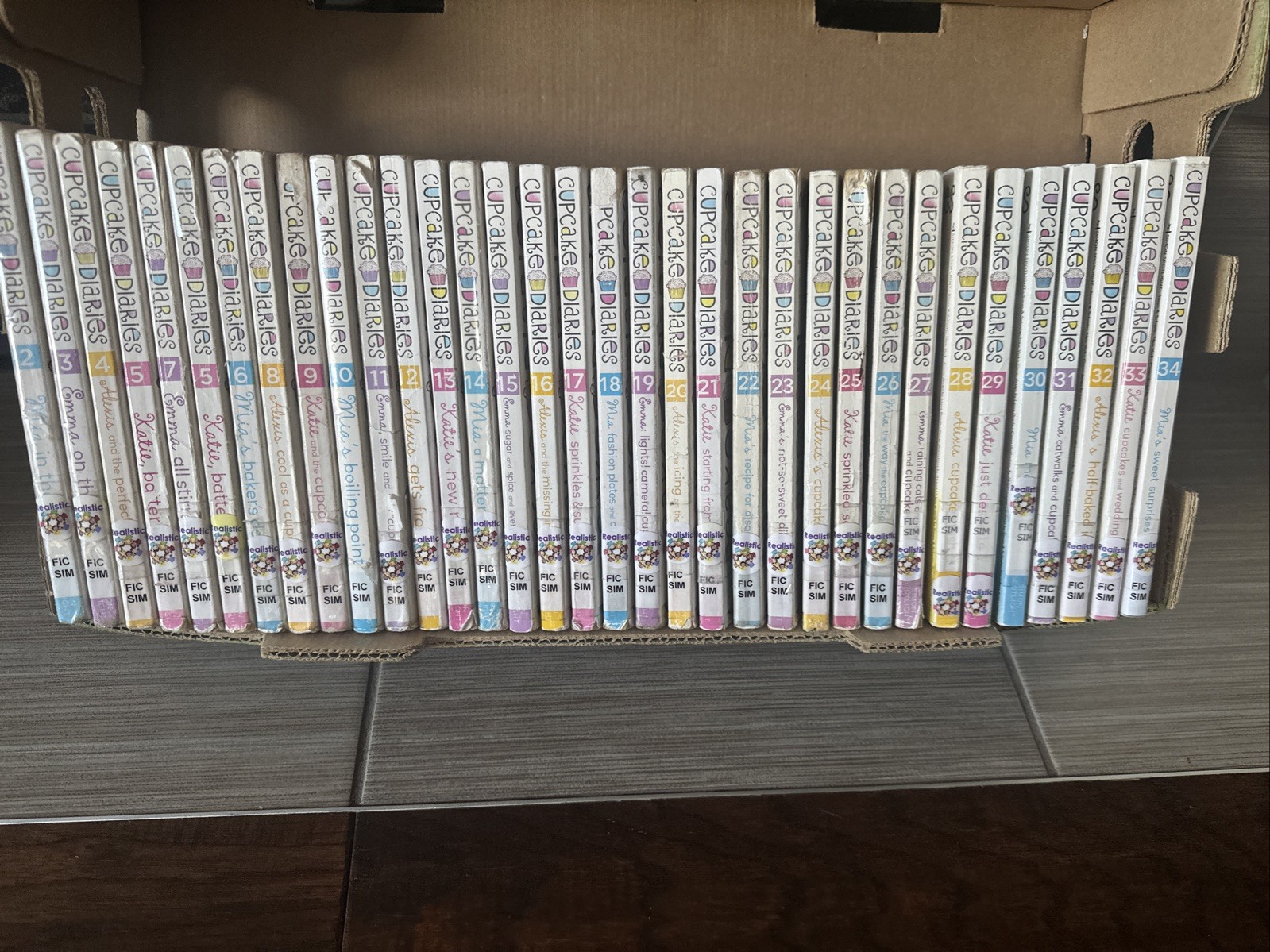 Cupcake Diaries Series 2-32 Coco Simon Book Lot Children Teacher Homeschool Kid
