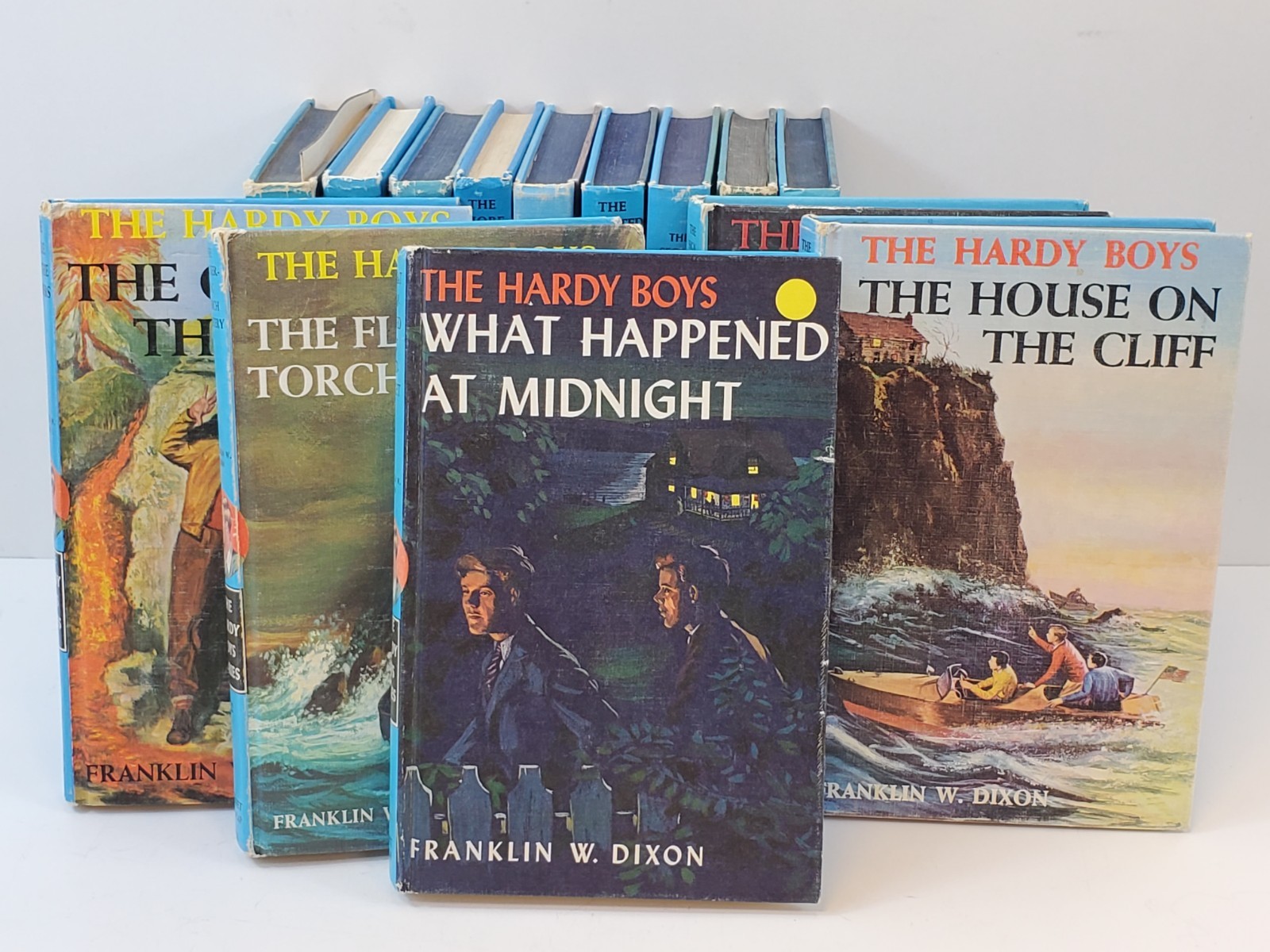 The Hardy Boys Series Books Lot Of 14 1931-1967 Miscellaneous Volumes Read Desc