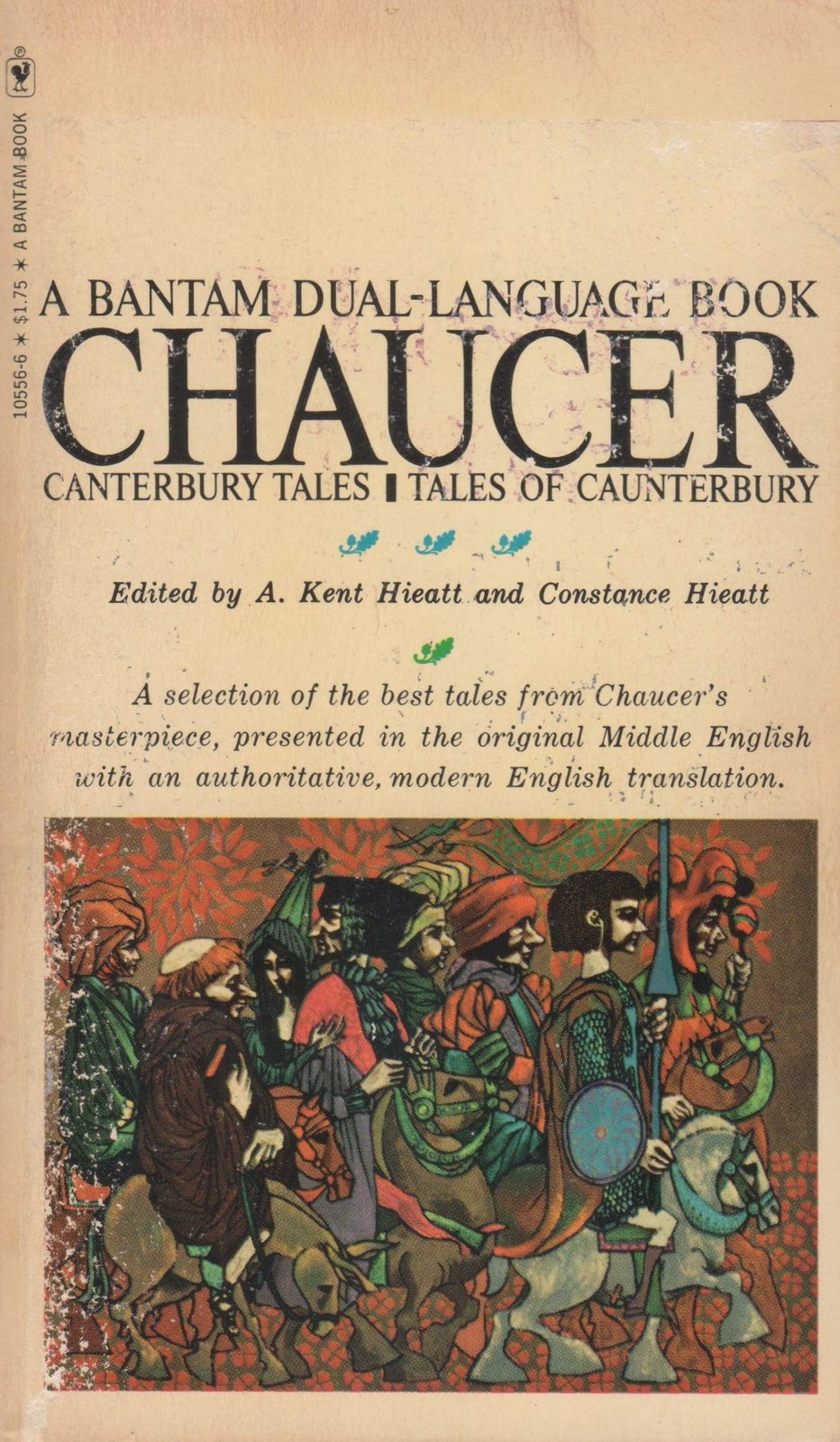 A BANTAM DUAL-LANGUAGE BOOK – CANTERBURY TALES AND TALES OF CAUNTERBURY – CH…