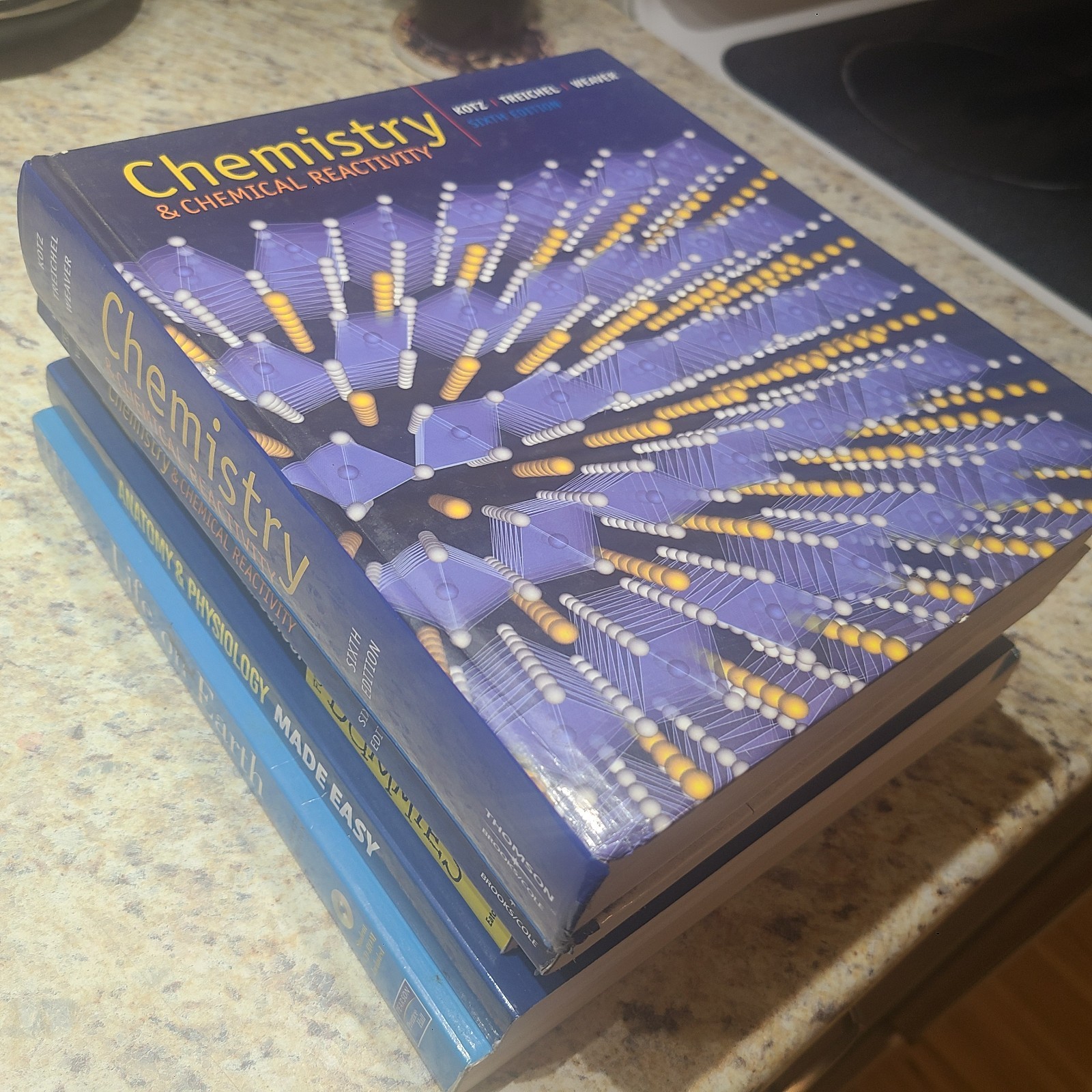 Medical School Science Books Lot Biology Chemistry Anatomy