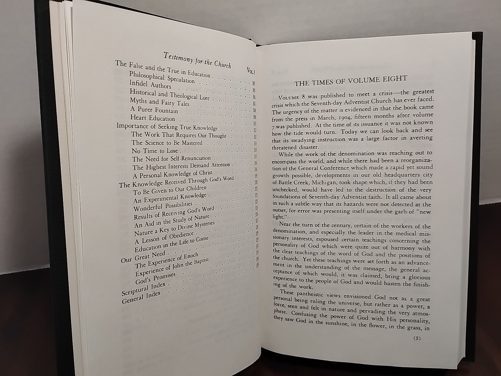 Testimonies for the Church : Volume 8 – Ellen G. White – 1948 – Hardcover
