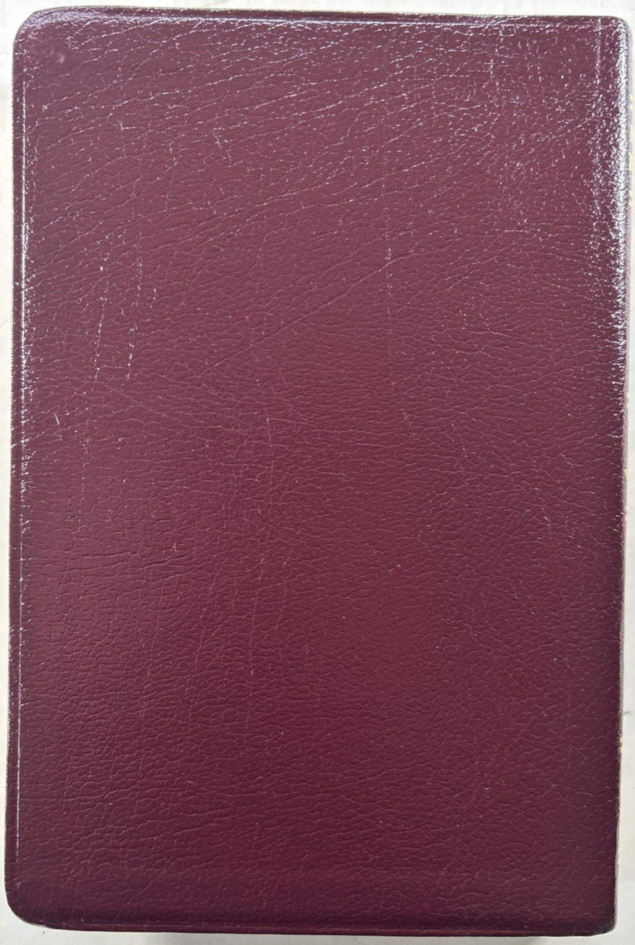 KJV Ultraslim Bible Burgundy Bonded Leather Belgium Print 2015BGM Clean VG+