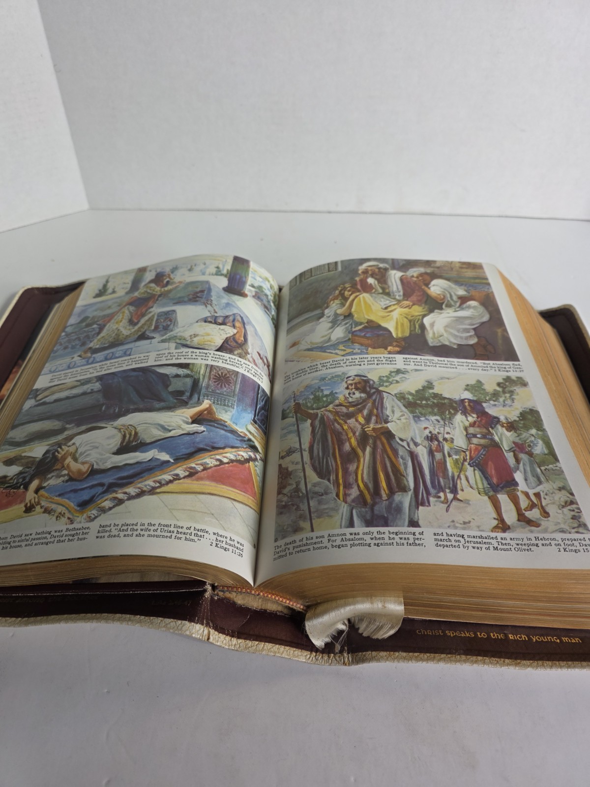 HOLY BIBLE 1958 Catholic Press HOLY ANGELS DELUXE EDITION Illustrated