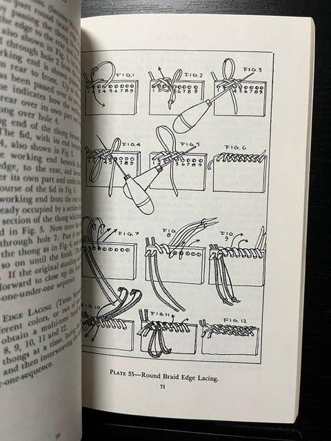 Leather Braiding by Bruce Grant Illustrated by Larry Spinelli 1961 Softcover