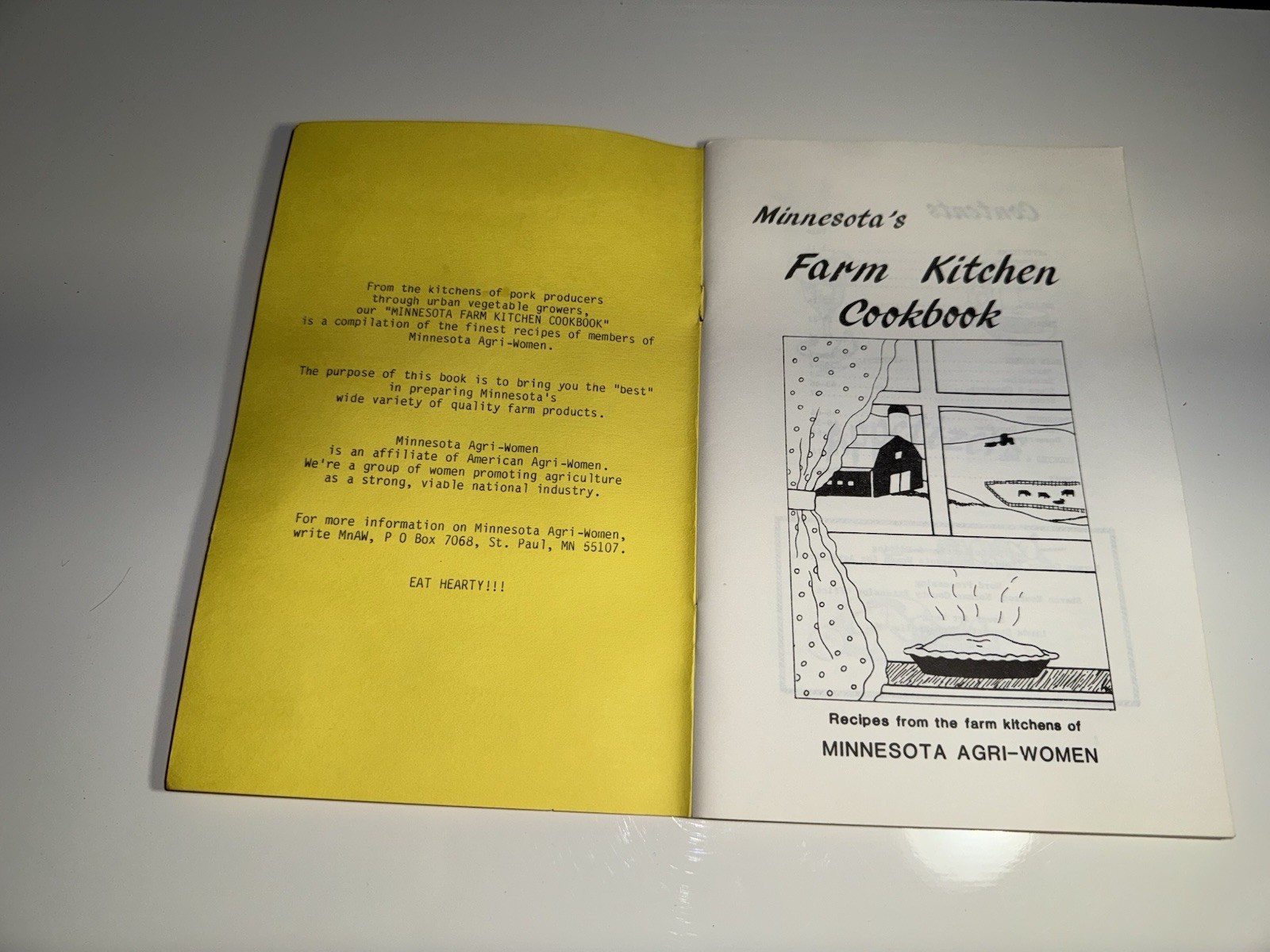 Minnesota Farm Kitchen Cookbook American Agri-Women 74 Pages Vintage