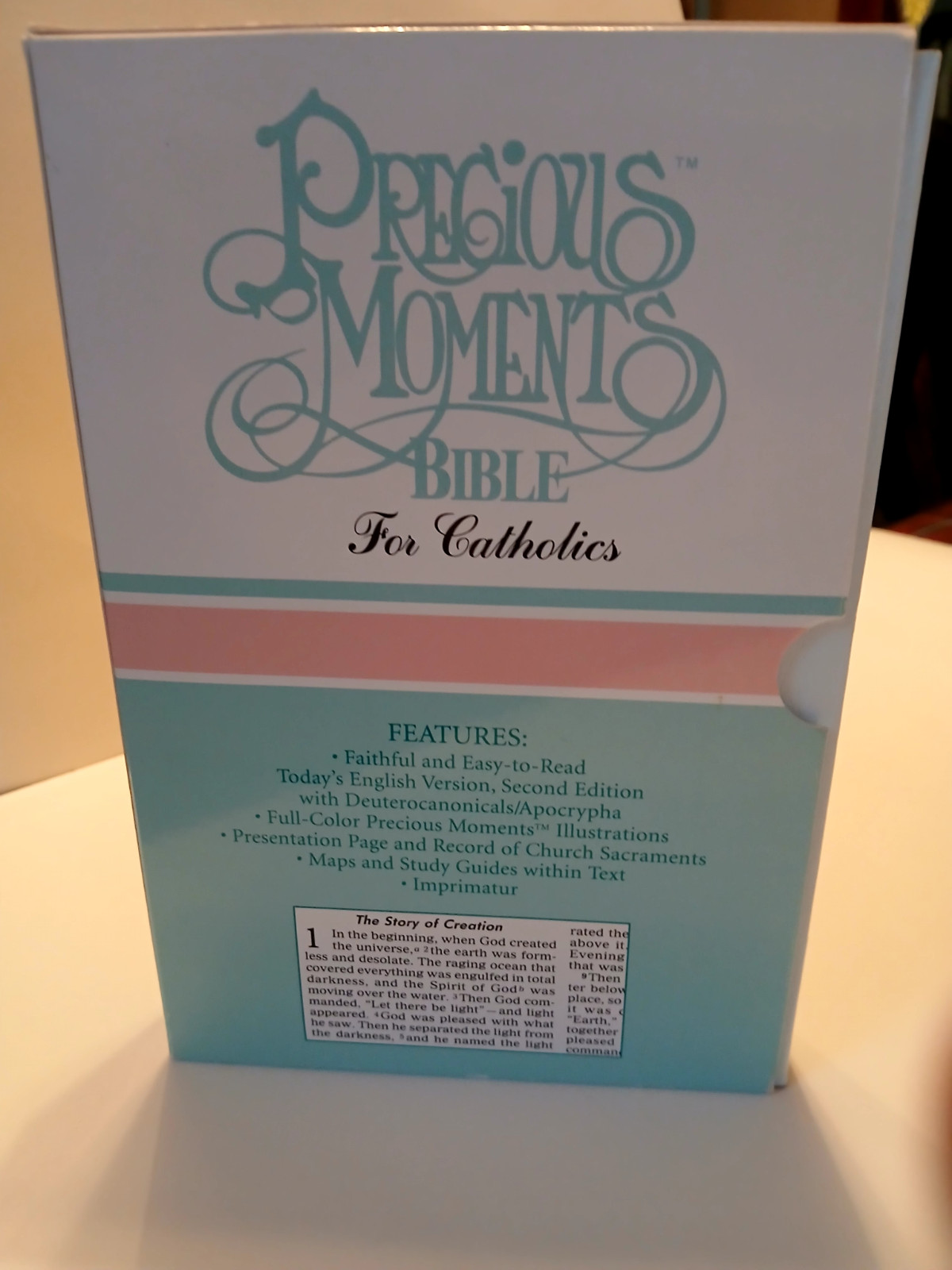 PRECIOUS MOMENTS BIBLE FOR CATHOLICS Catholic Bible Press Todays English Version