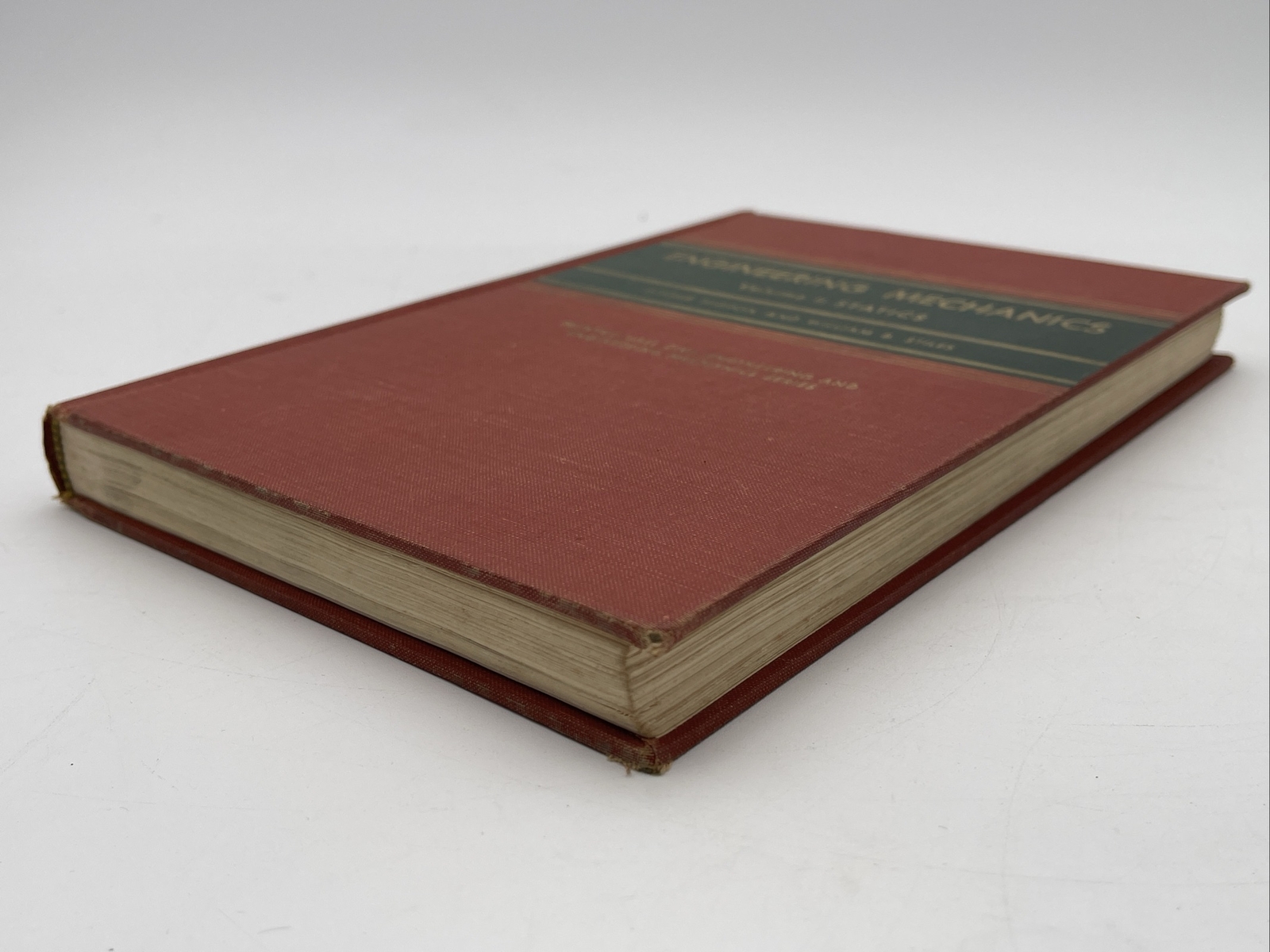 Engineering Mechanics Volume I Statics by Higdon & Stiles 1964 2nd Edition