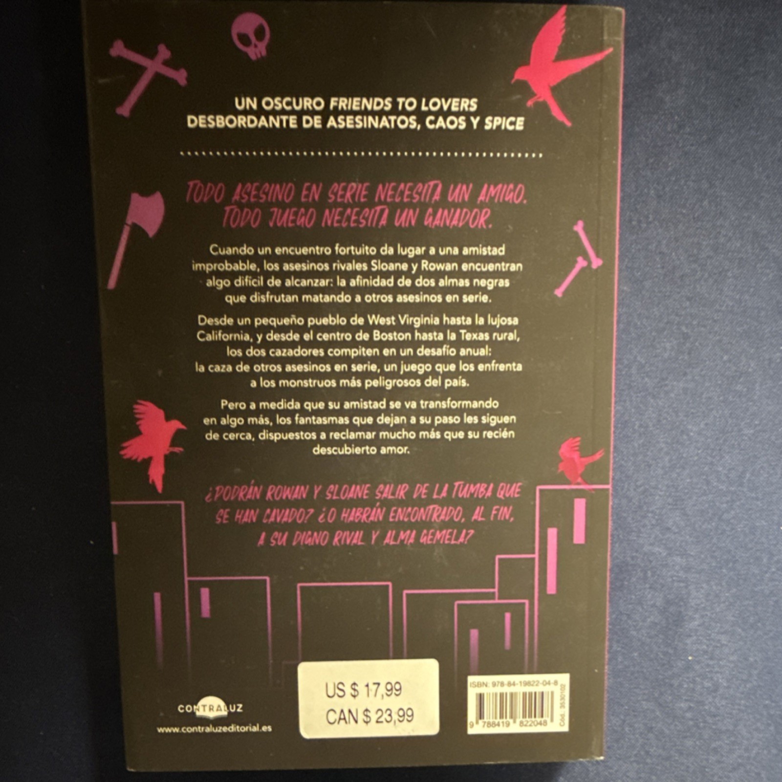 Brynne Weaver Butcher & Blackbird PB Romance Thriller Spanish Novel