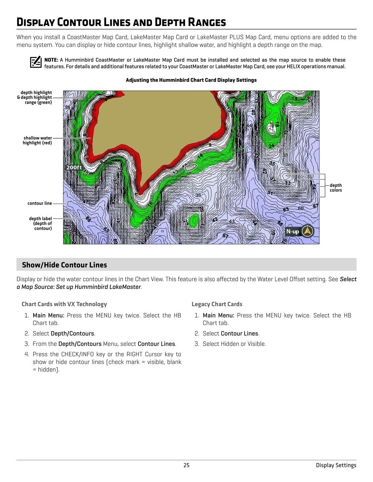HUMMINBIRD ADVANCED GPS NAVIGATION Operators Guide Manual SECURED – FRONT & BACK