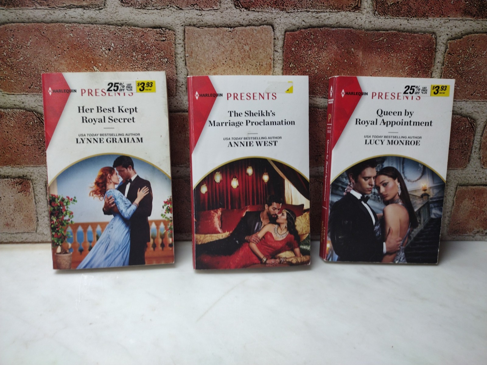Lot of 10 – Harlequin Presents Paperback Romance Books -All Different – (C-47)