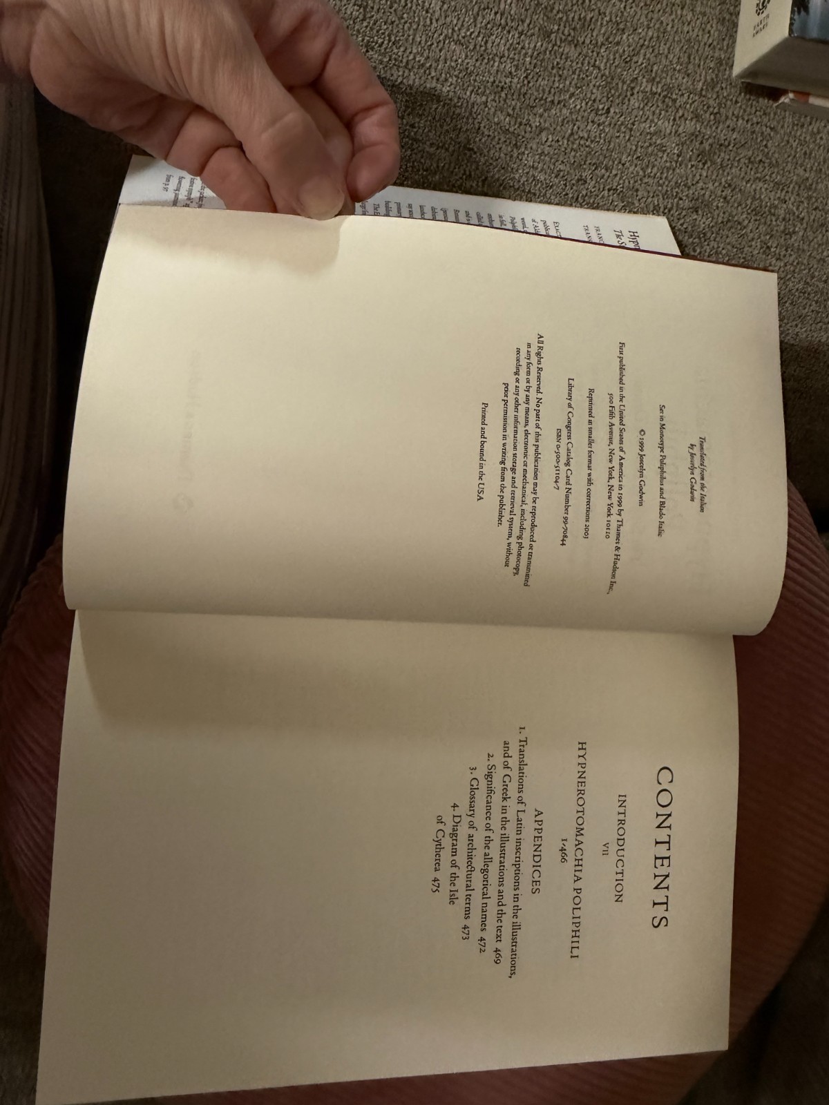 Hypnerotomachia Poliphili: The Strife of Love in a Dream HC Dust Jacket