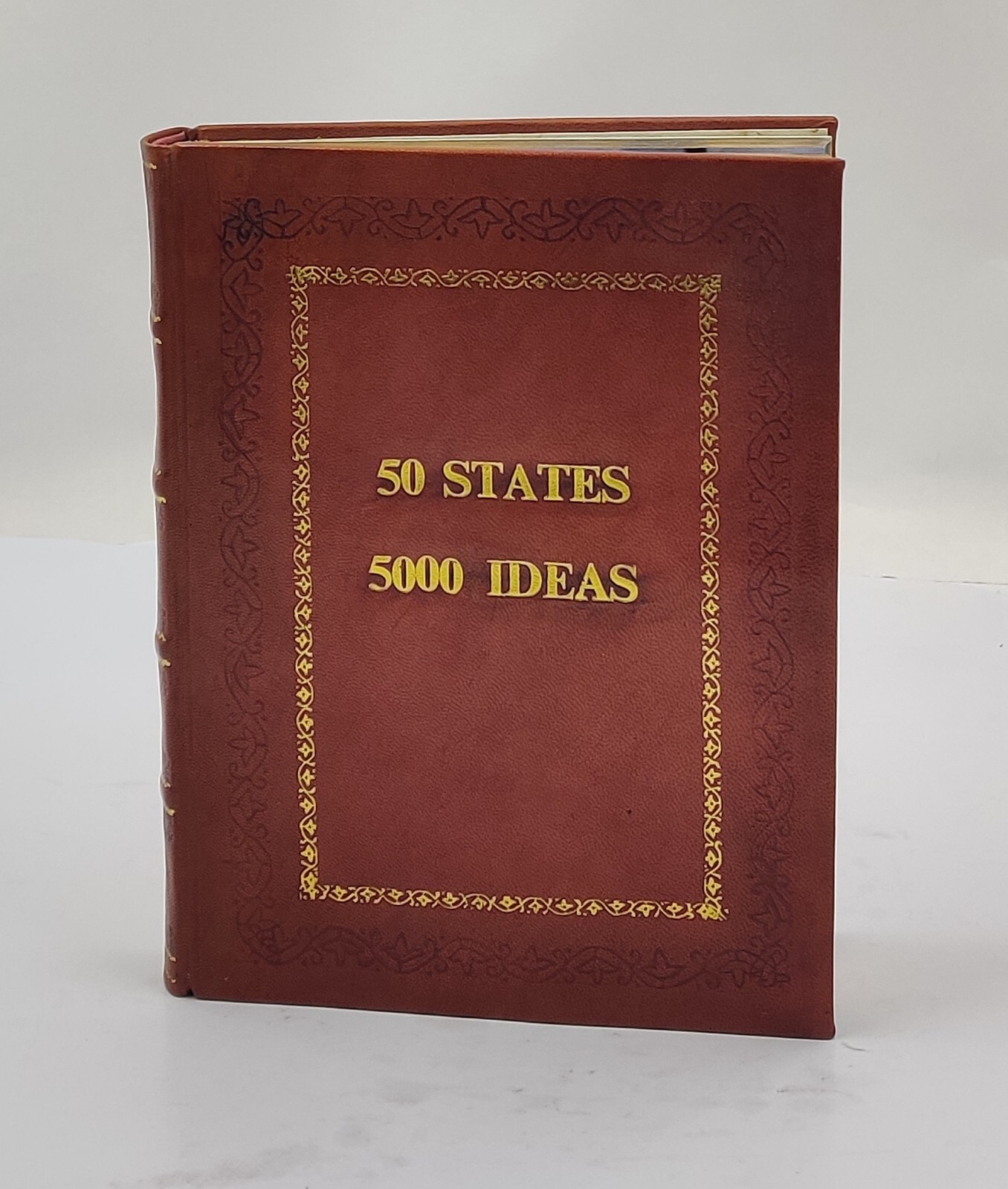 50 STATES, 5,000 IDEAS by Joe Yogerst [PREMIUM LEATHER BOUND]