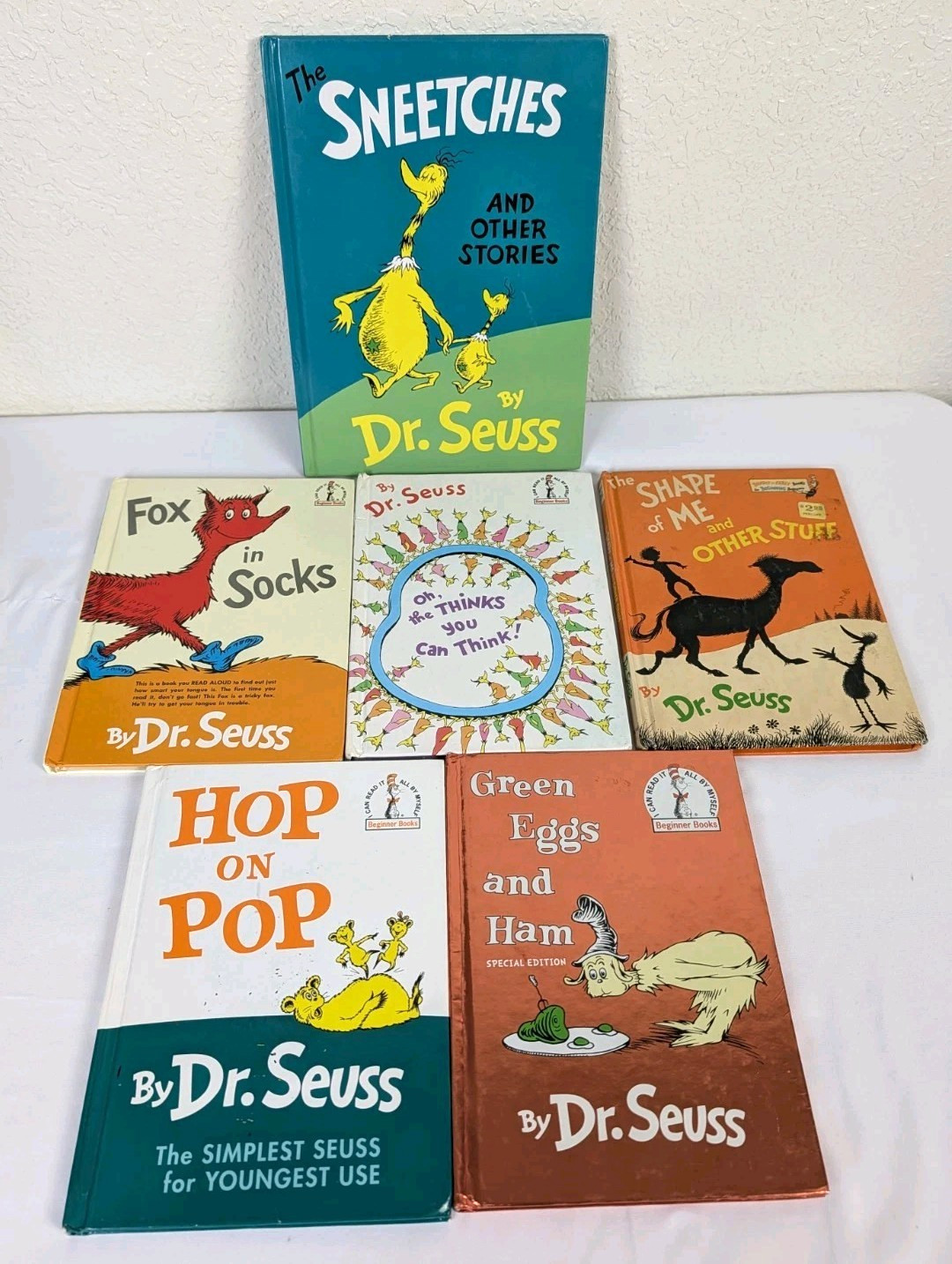 Lot of 6 Dr. Seuss Kids Books Random Hardcover