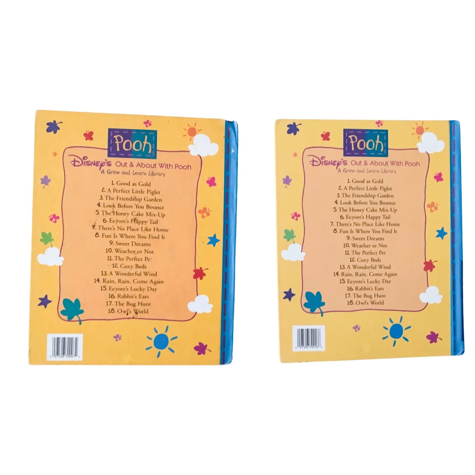 Disney’s” Out & About With Pooh” There’s No Place Like Home, Rabbit’s Ears x 2